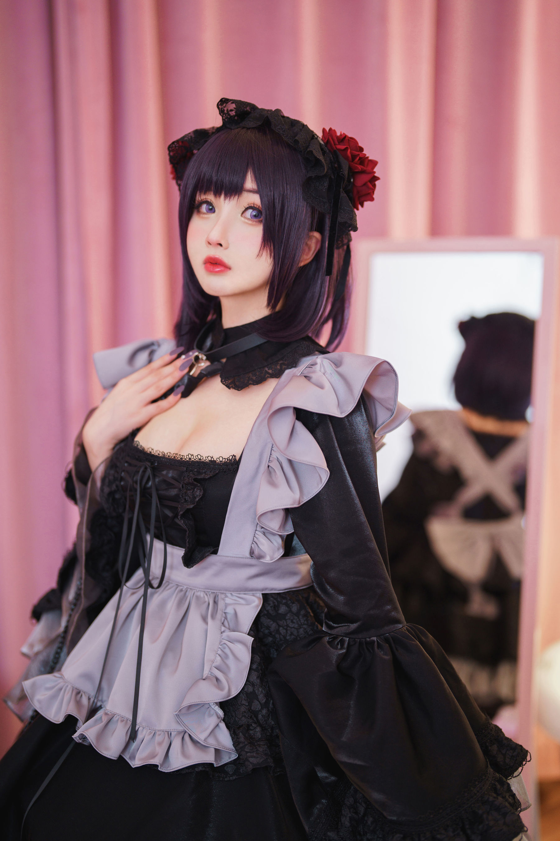 图片[2]-[COSPLAY]rioko凉凉子 – 黑江雫 耻辱俱乐部 小雫-看套图