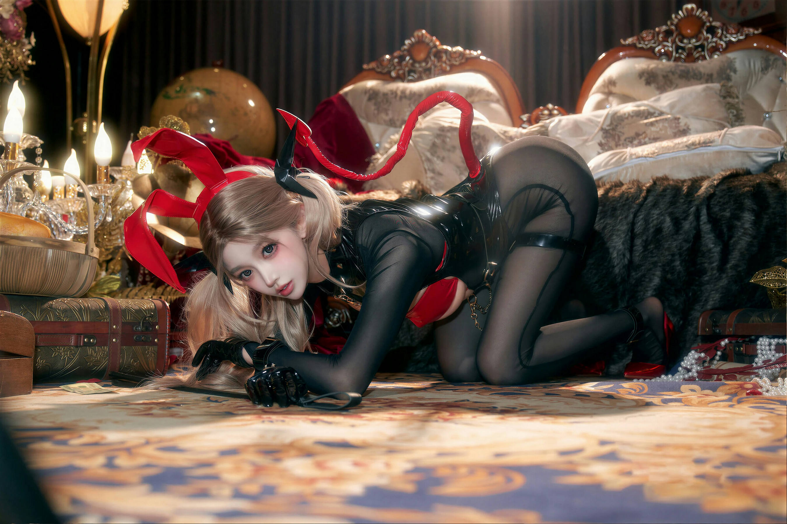 图片[4]-[COSPLAY]过期米线线喵 – 恶魔兔兔-看套图