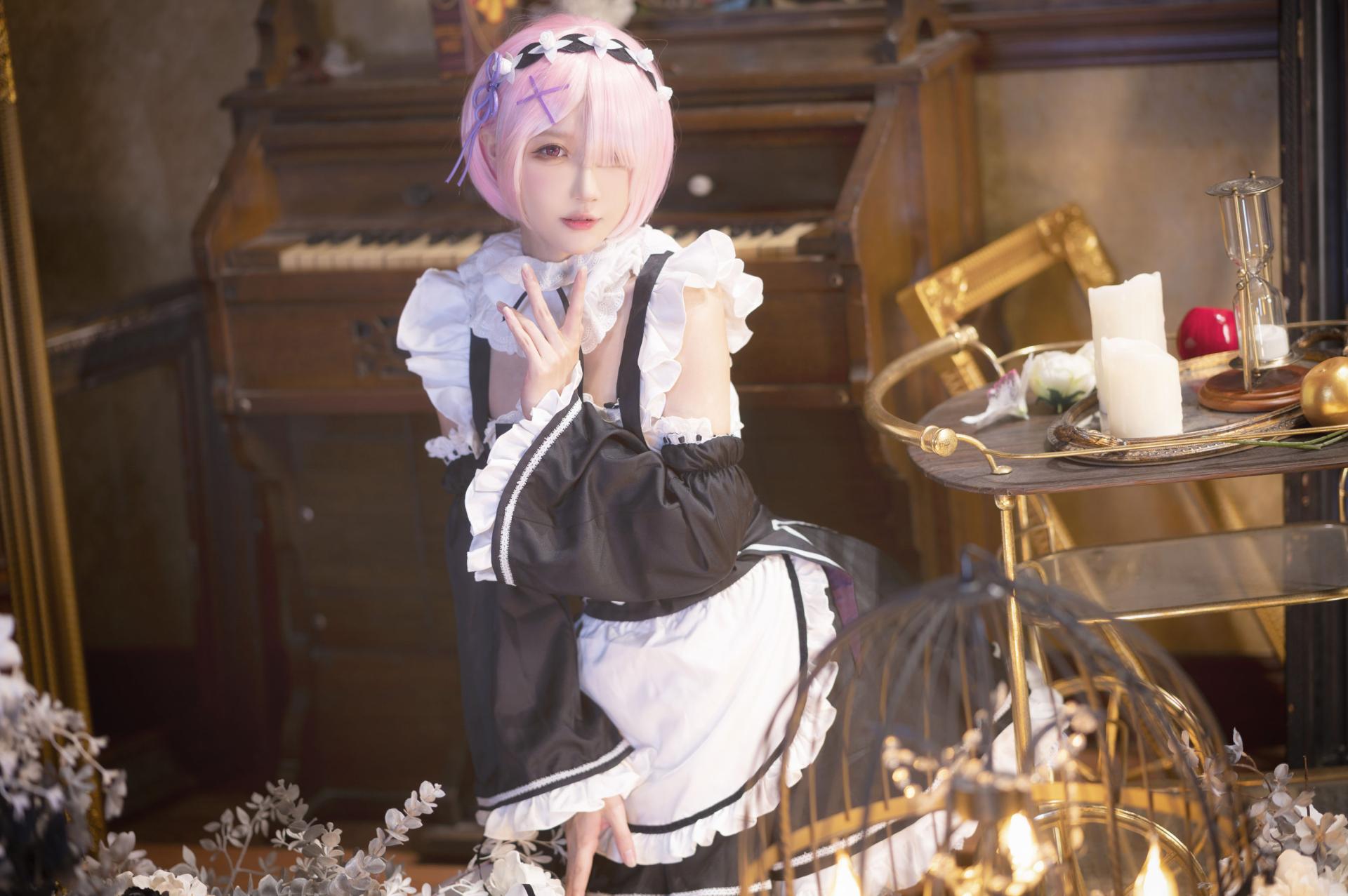 图片[5]-[COSPLAY]阿包也是兔娘 – 拉姆女仆-看套图