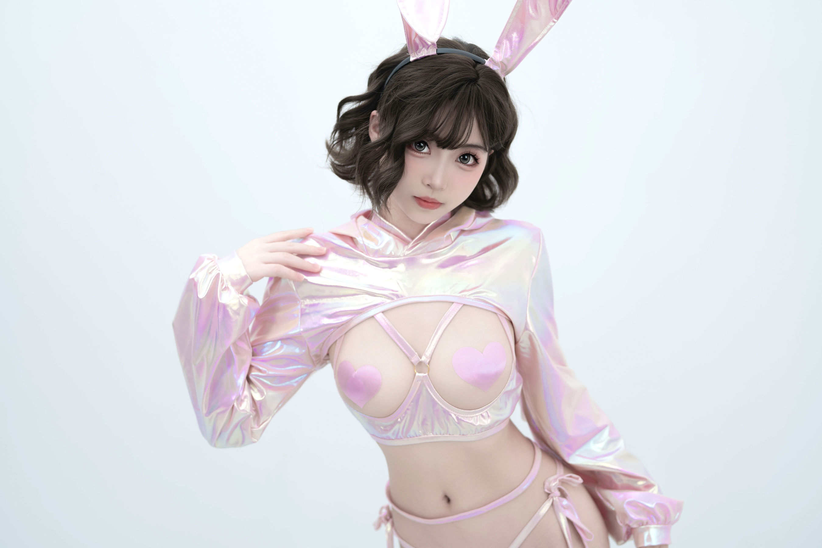 图片[5]-[COSPLAY] Bangni邦尼 粉色兔兔-看套图