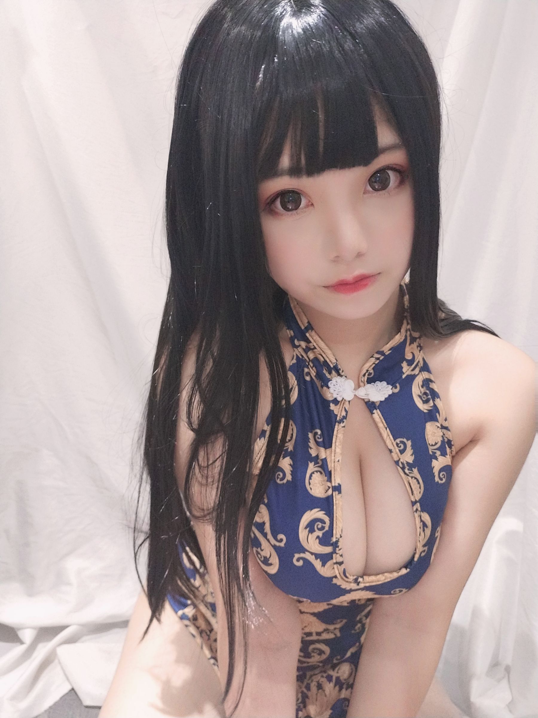 [COSPLAY]蜜汁猫裘 – 旗袍姐姐-看套图