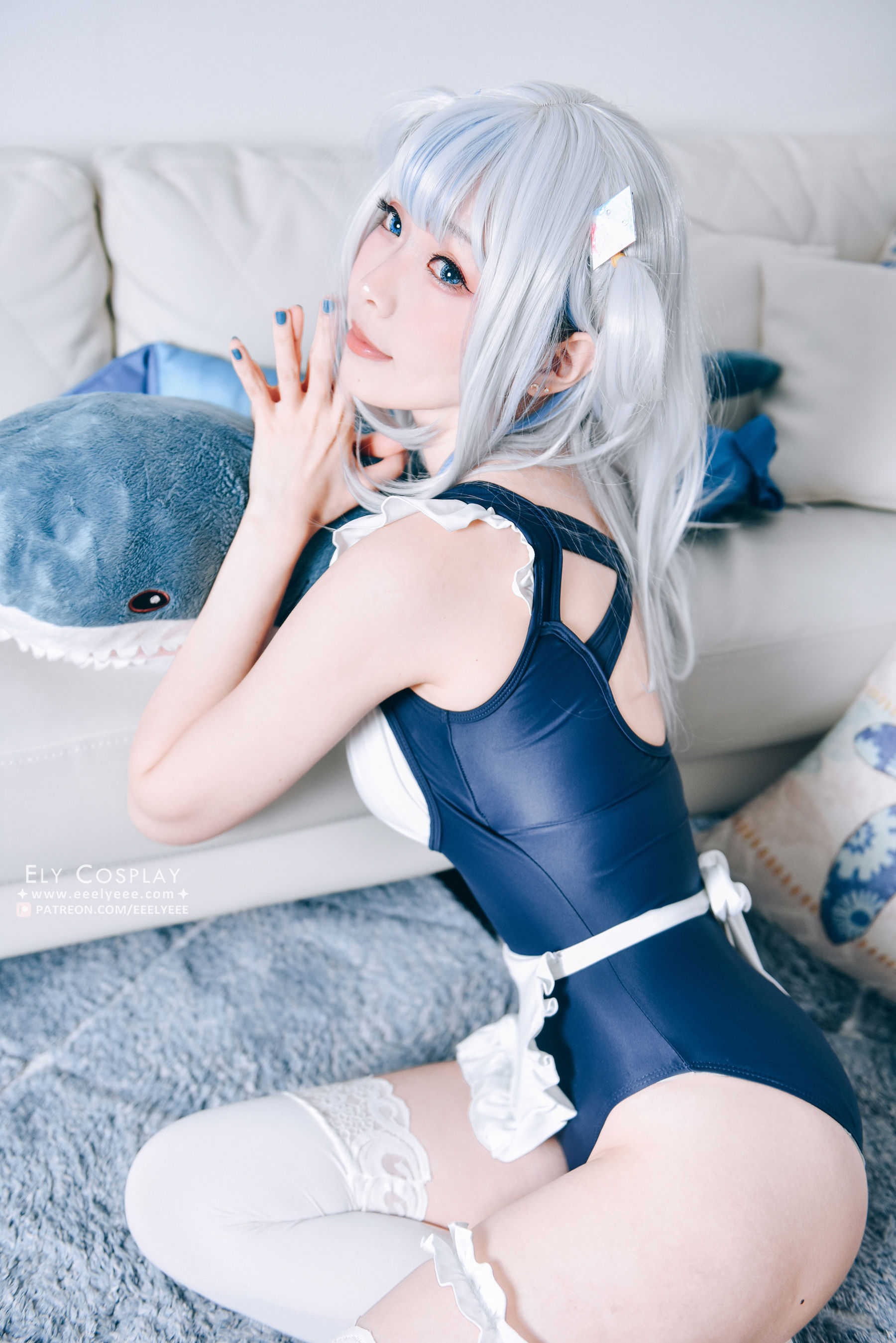 图片[4]-[COSPLAY] Ely_eee(ElyEE子) – Gura Swimsuit-看套图