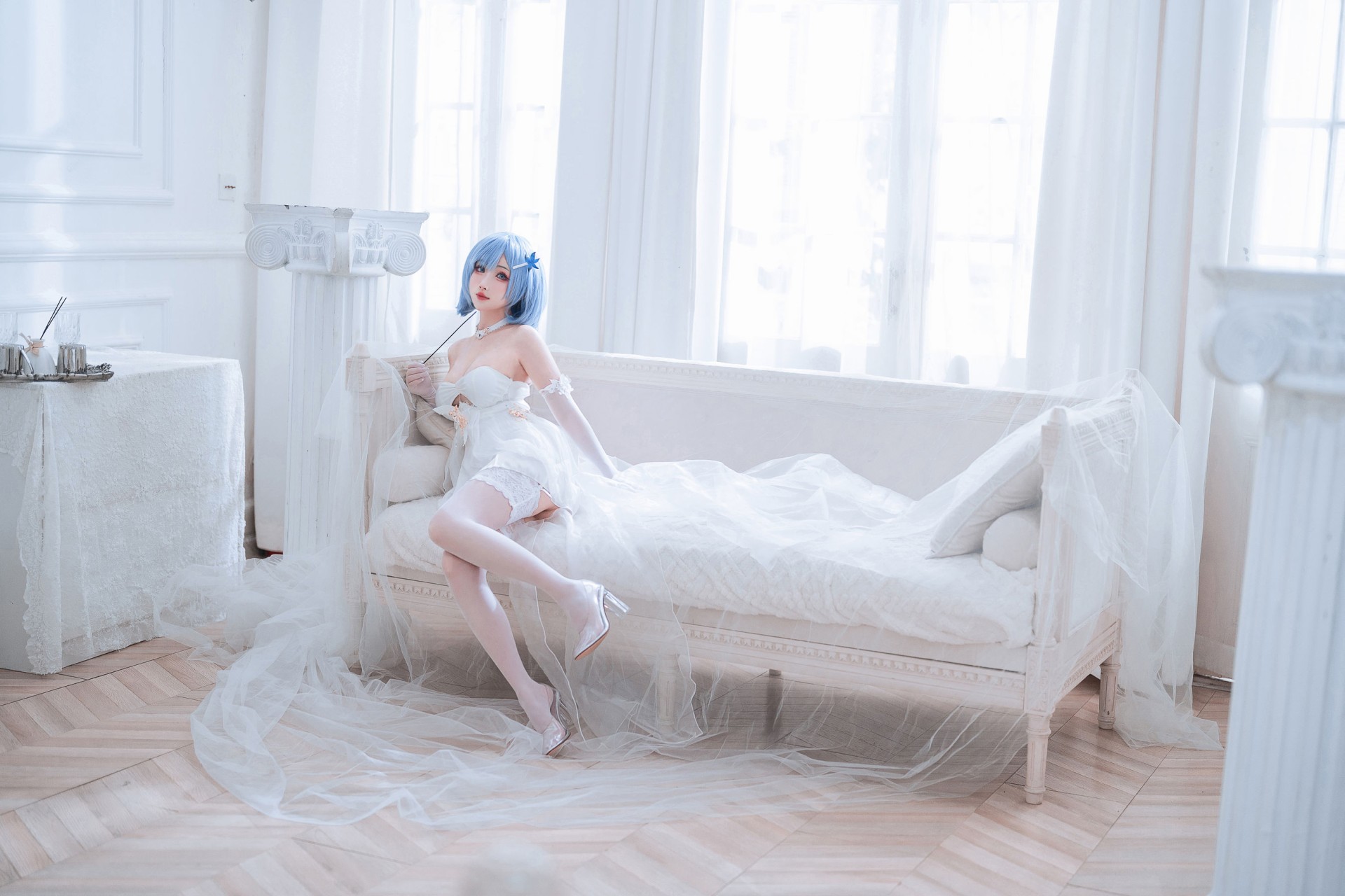 图片[2]-[COSPLAY]rioko凉凉子 – 恰巴耶夫 白骑兵的旋律礼服-看套图