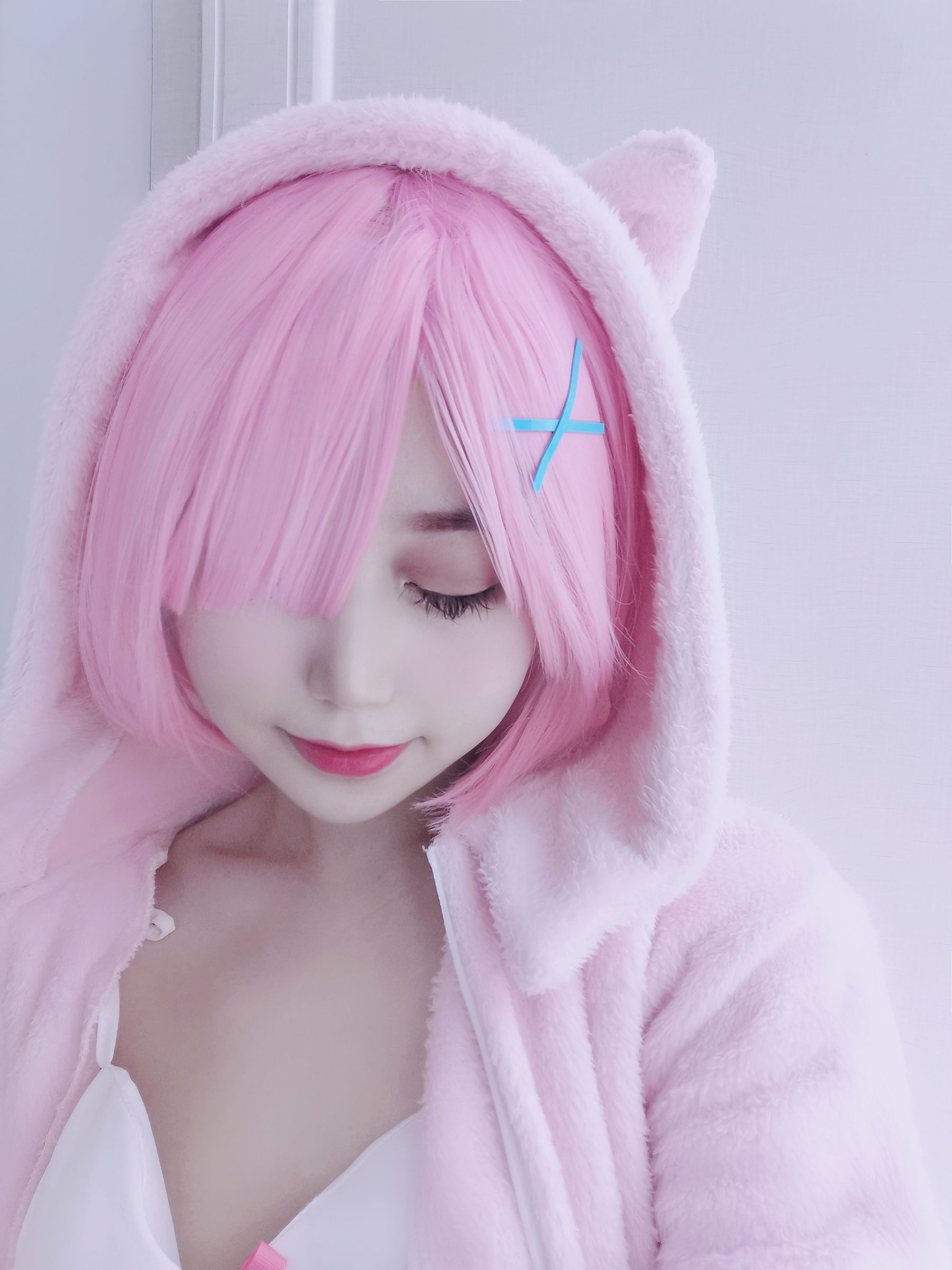 图片[4]-[COSPLAY]eloise软软 – 拉姆睡衣-看套图