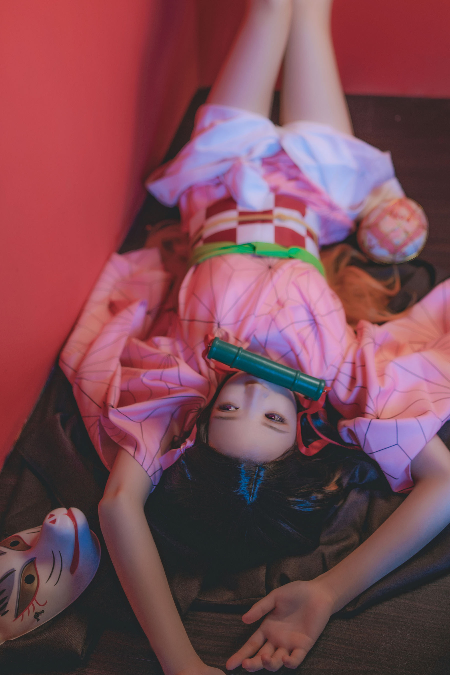 图片[2]-[COSPLAY] 桜桃喵 – 灶门祢豆子-看套图