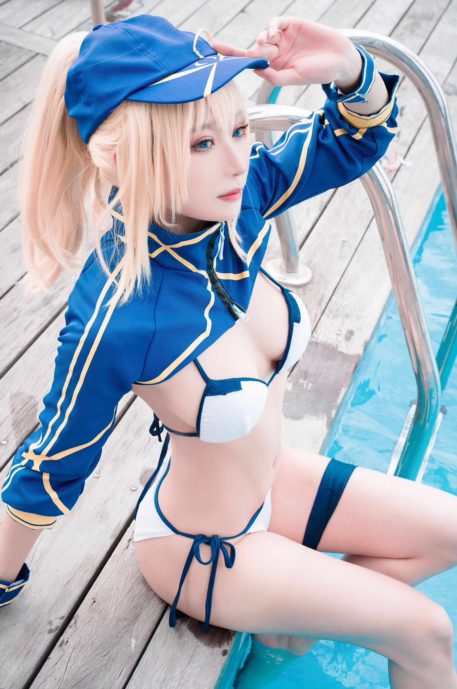 图片[3]-[COSPLAY]阿包也是兔娘 – 谜之女主角X毛水着-看套图