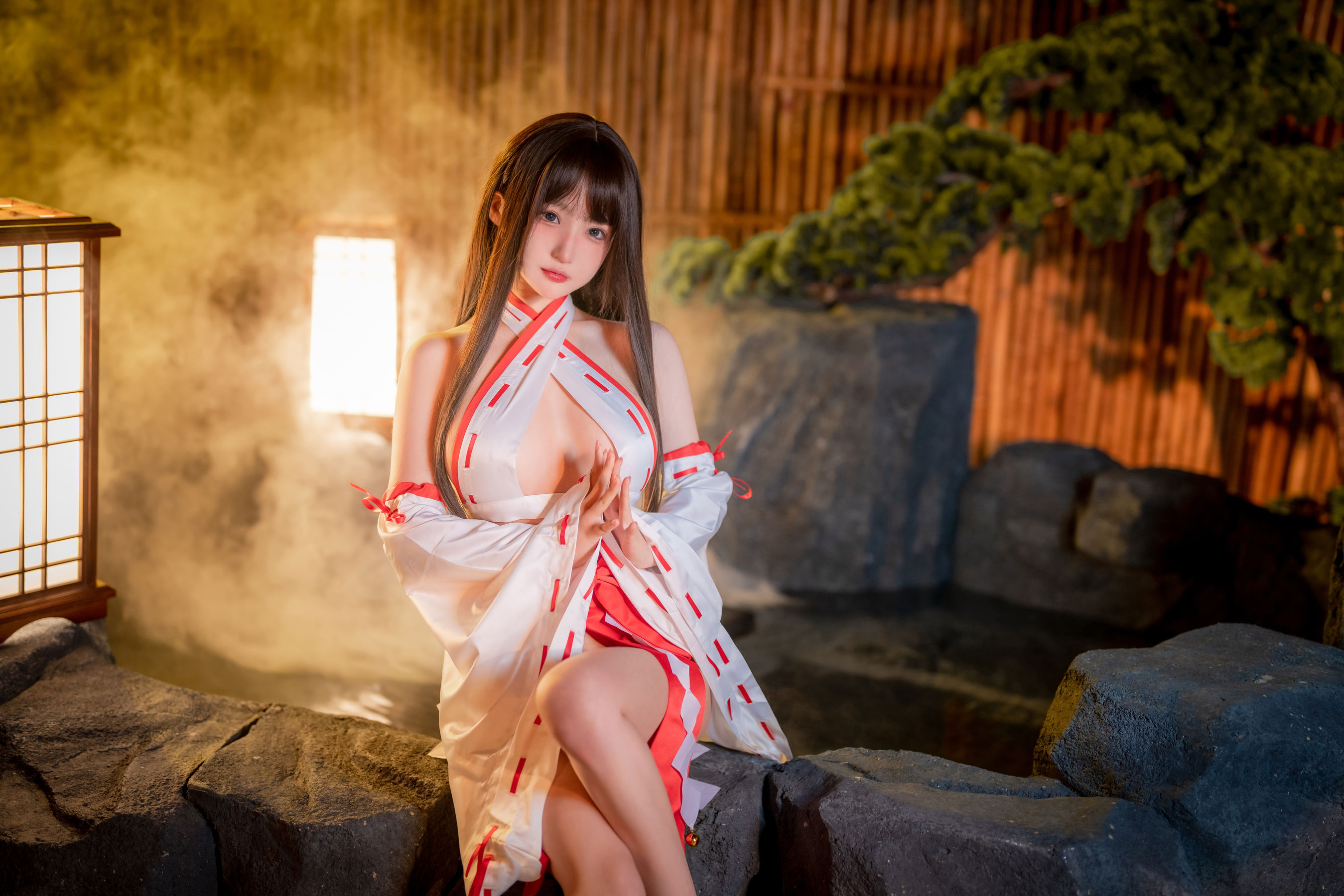 图片[4]-[COSPLAY] 桜井宁宁 – 纯洁巫女-看套图