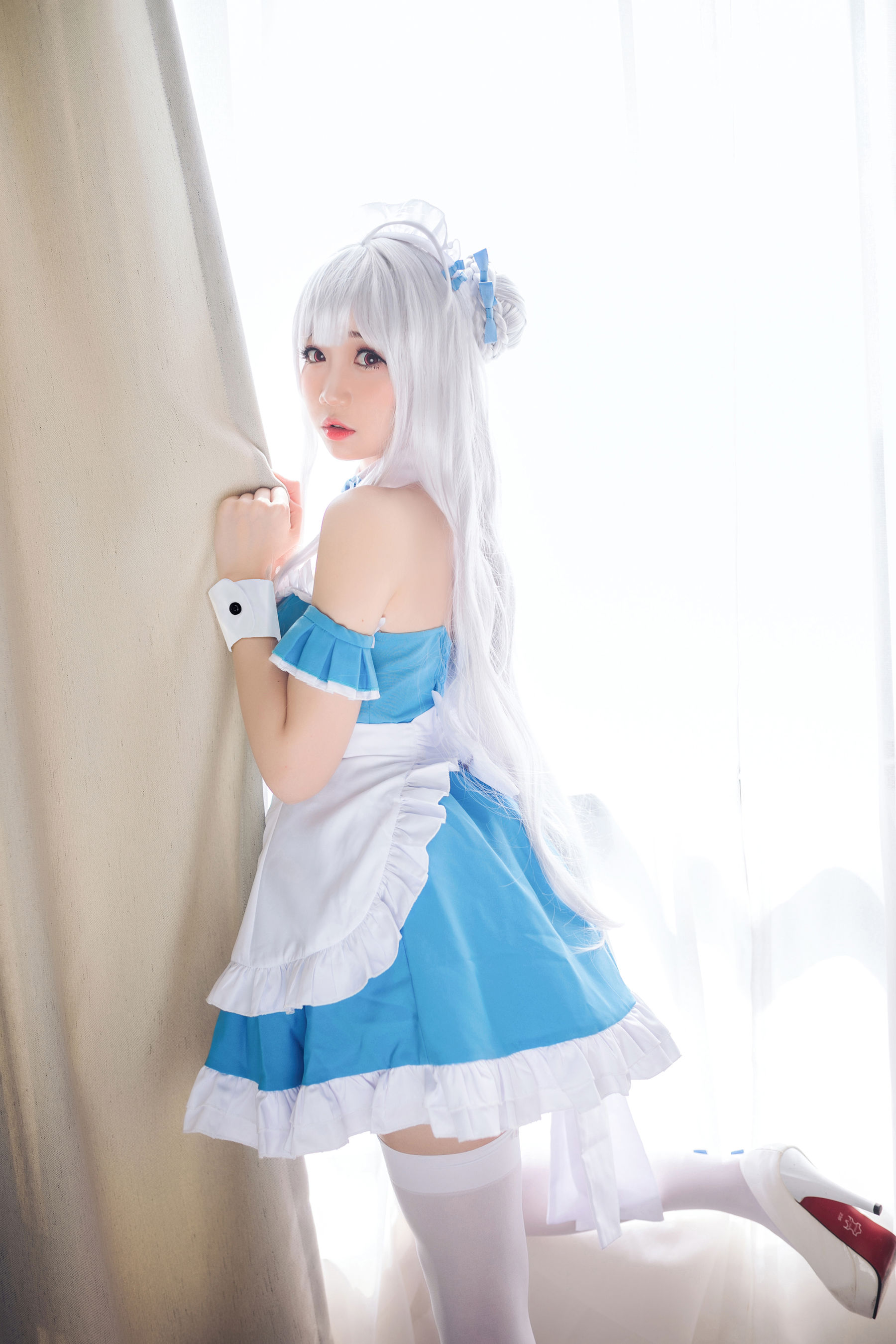 图片[5]-[COSPLAY] 焖焖碳 – 小天鹅女仆-看套图