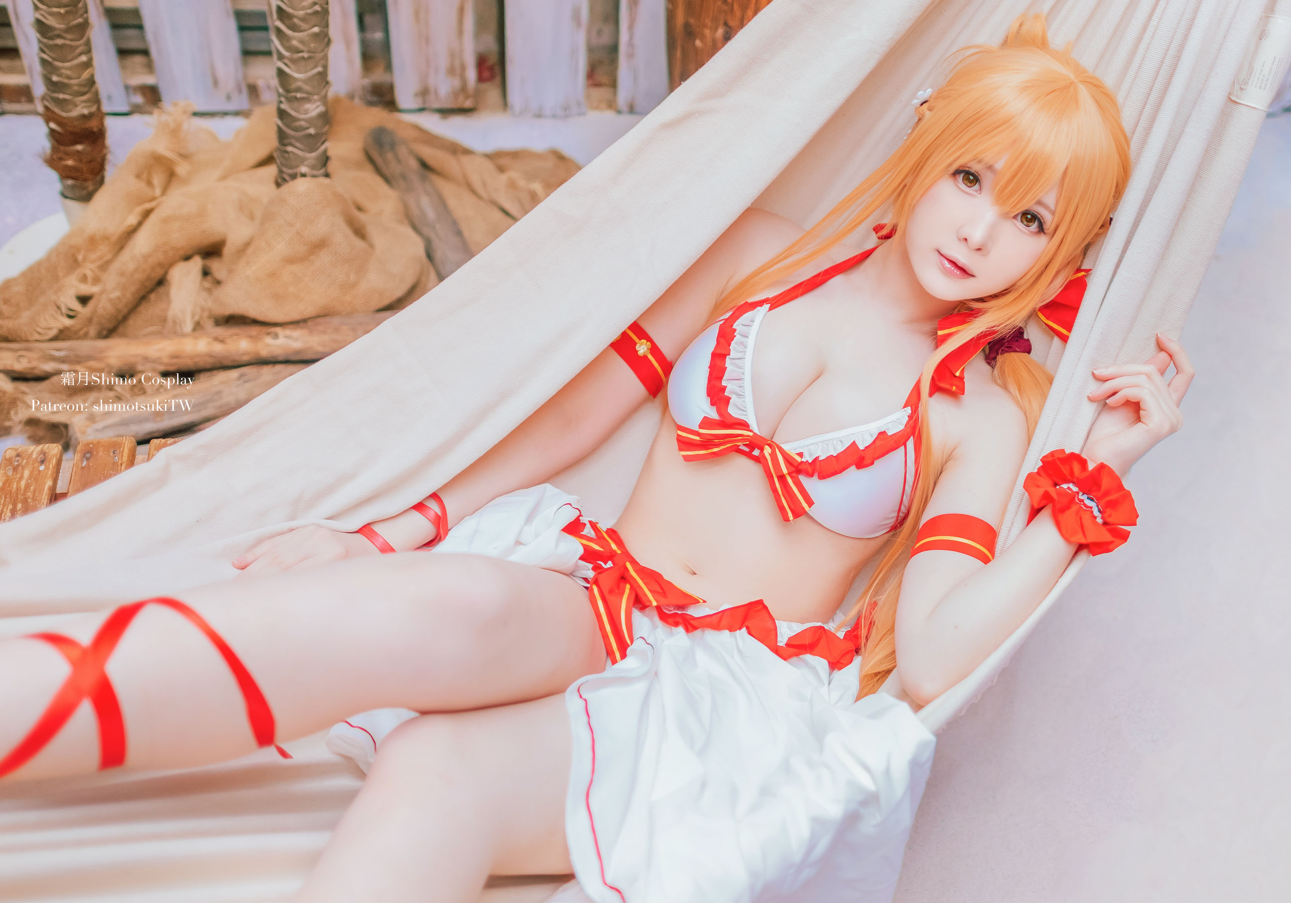图片[4]-[COSPLAY] 霜月shimo – Asuna泳装-看套图