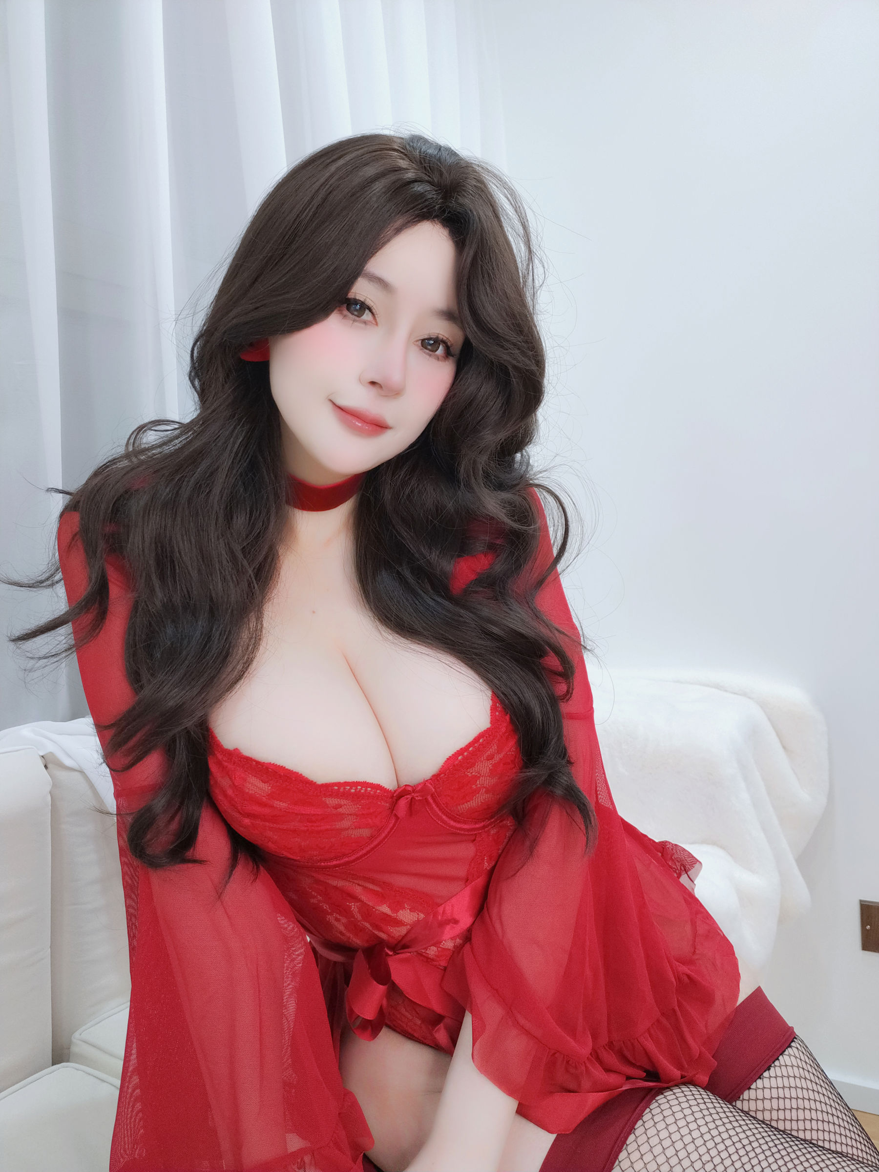 [COSPLAY] Coser小姐姐白银 – Red Lad-看套图