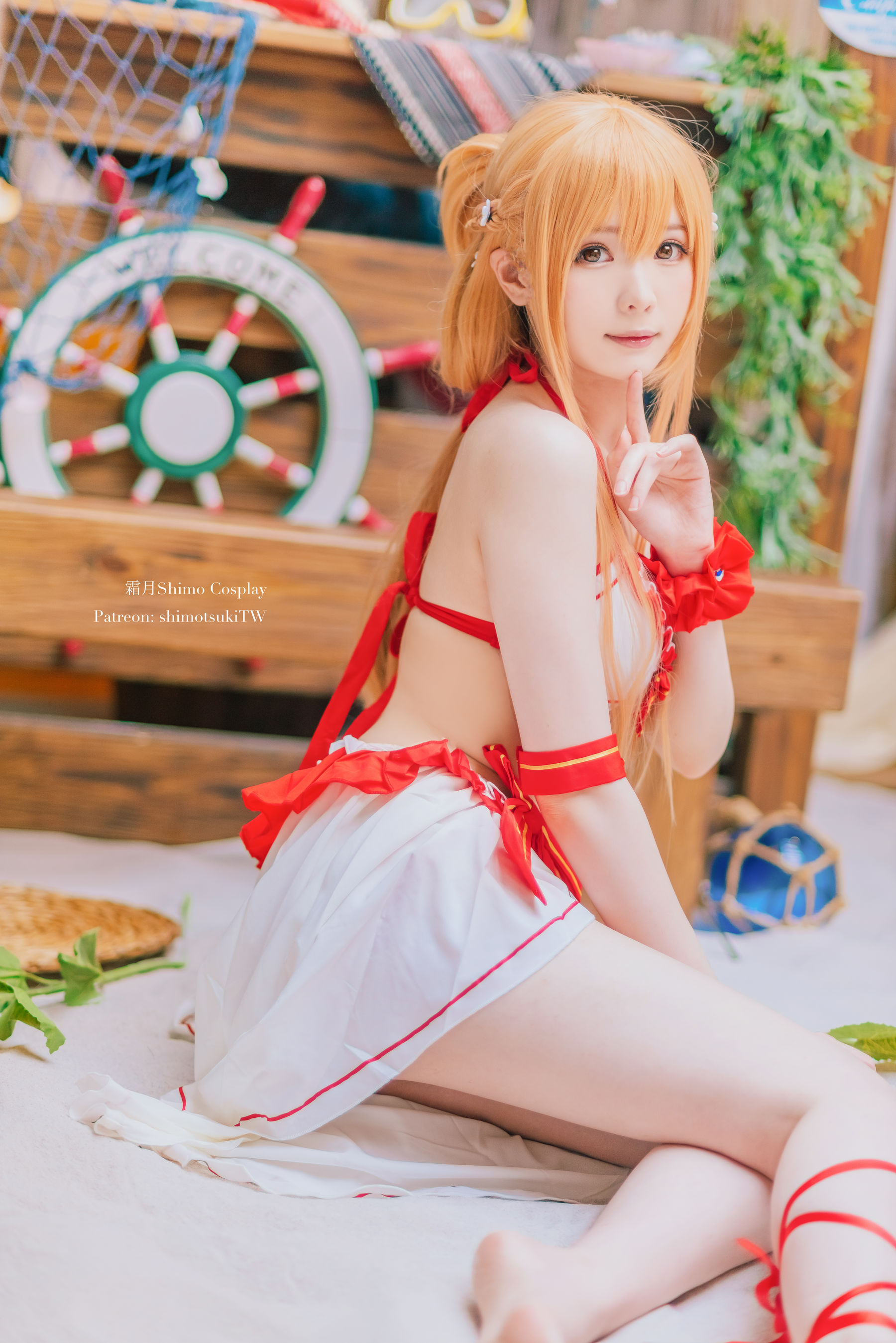 图片[3]-[COSPLAY] 霜月shimo – Asuna泳装-看套图