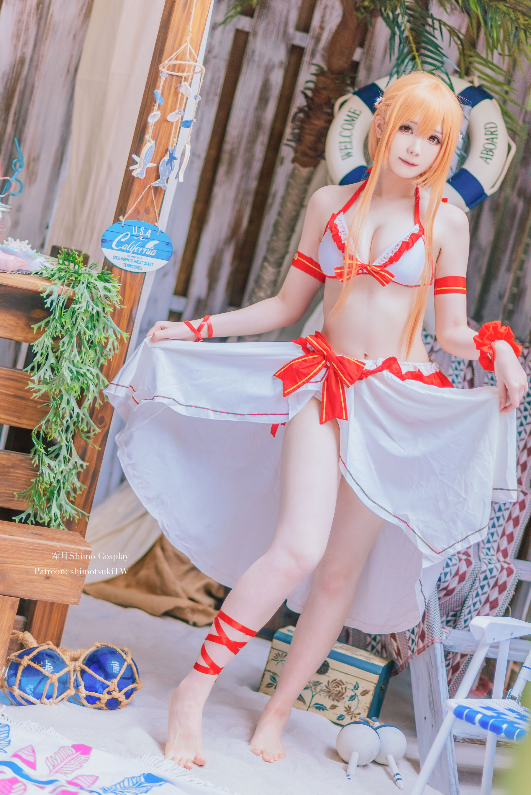 图片[2]-[COSPLAY] 霜月shimo – Asuna泳装-看套图