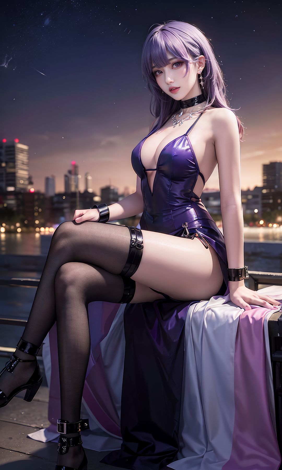 Path To Nowhere Hamel Evening Dress High Heels StockingsXiuren秀人写真高清美女套图写真下载-看套图看套图