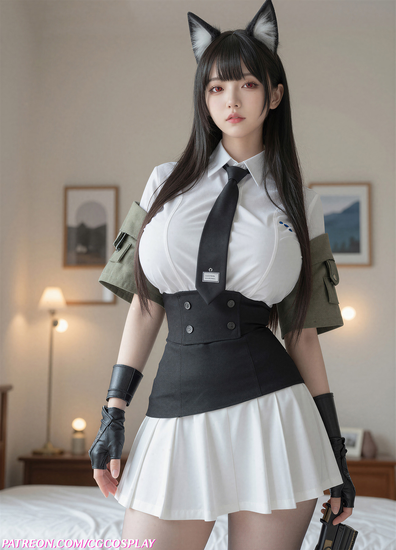 Hoshimi Miyabi - Zenless Zone Zero 🦊🖤🌸Xiuren秀人写真高清美女套图写真下载-看套图看套图