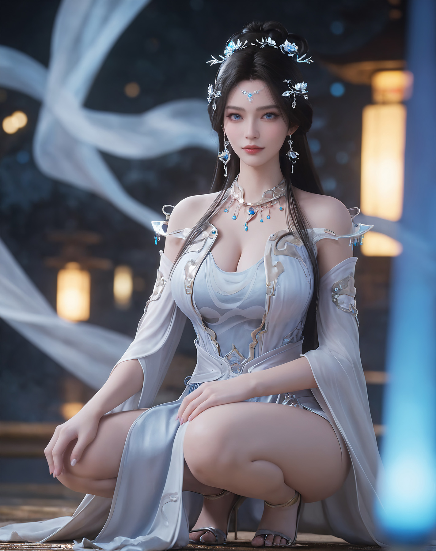 AI Generated An Miaoyi - Shrouding The Heavens Part 2Xiuren秀人写真高清美女套图写真下载-看套图看套图