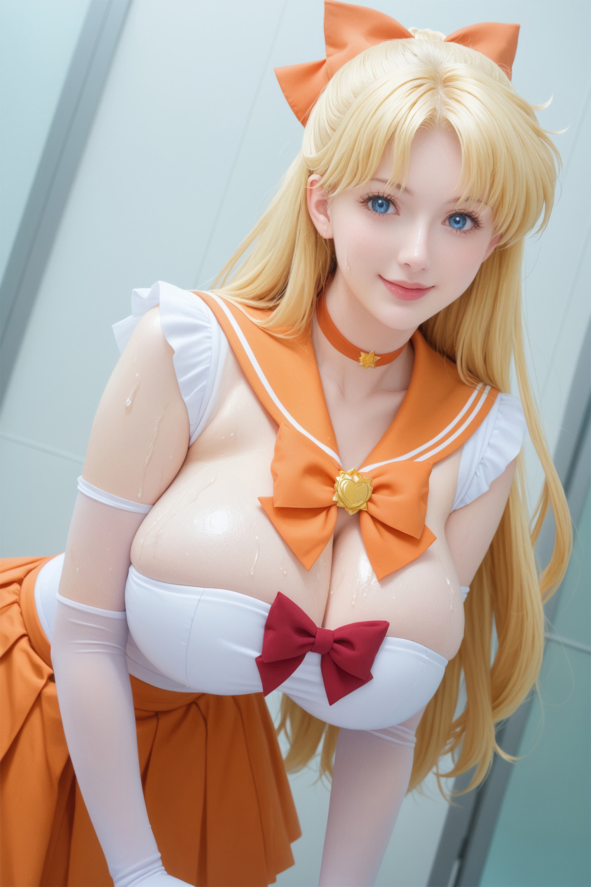 AI Generated Minako Aino Sailor VenusXiuren秀人写真高清美女套图写真下载-看套图看套图