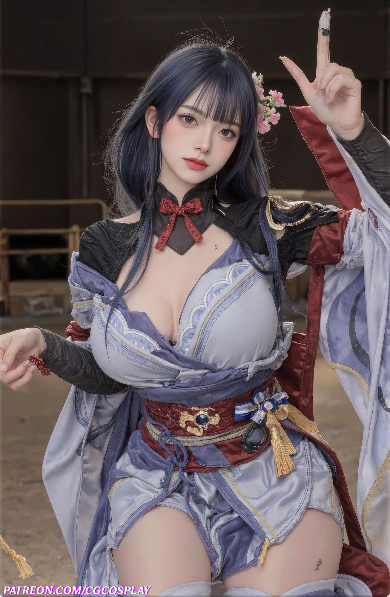 Raiden Shogun - Genshin Impact 🌸💜Xiuren秀人写真高清美女套图写真下载-看套图看套图