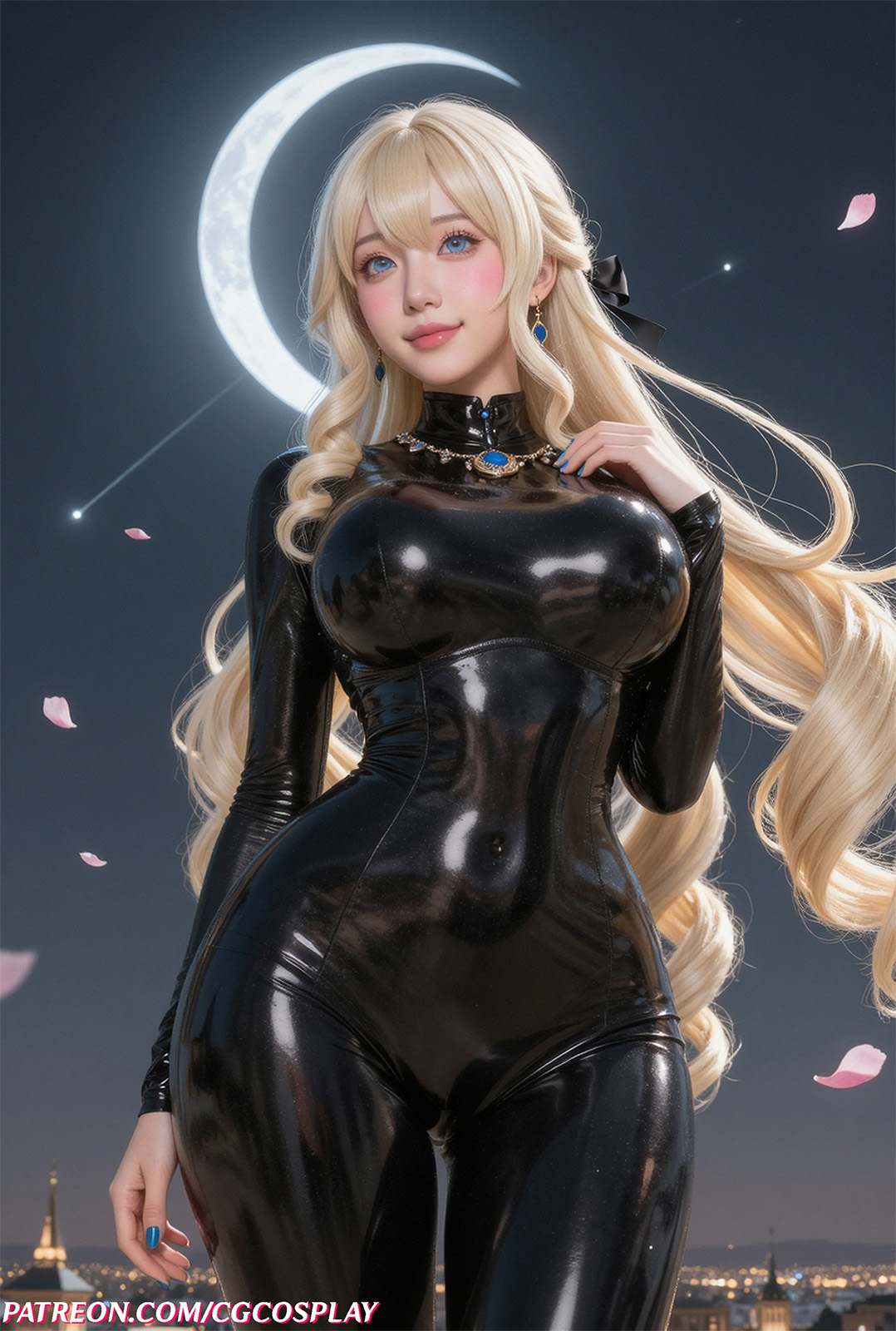 Navia - Genshin Impact ☂🌟🕶️✨Xiuren秀人写真高清美女套图写真下载-看套图看套图