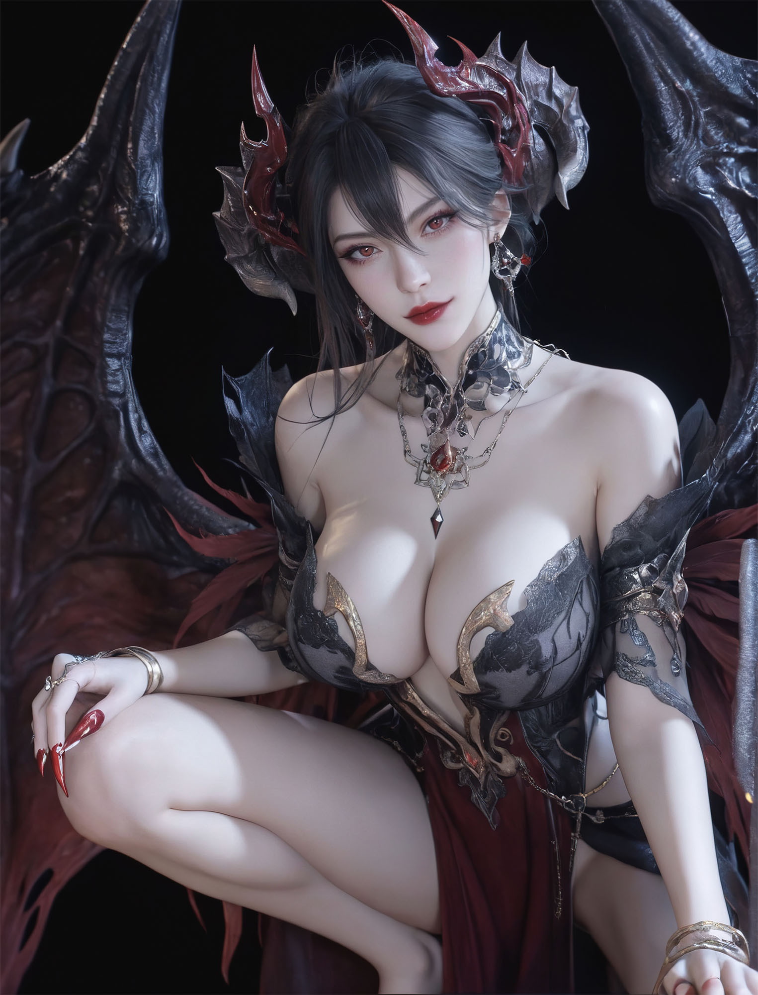 AI Generated Lilith DiabloXiuren秀人写真高清美女套图写真下载-看套图看套图