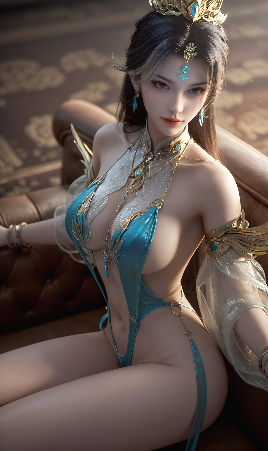 AI Generated Yan Qingfei V2Xiuren秀人写真高清美女套图写真下载-看套图看套图