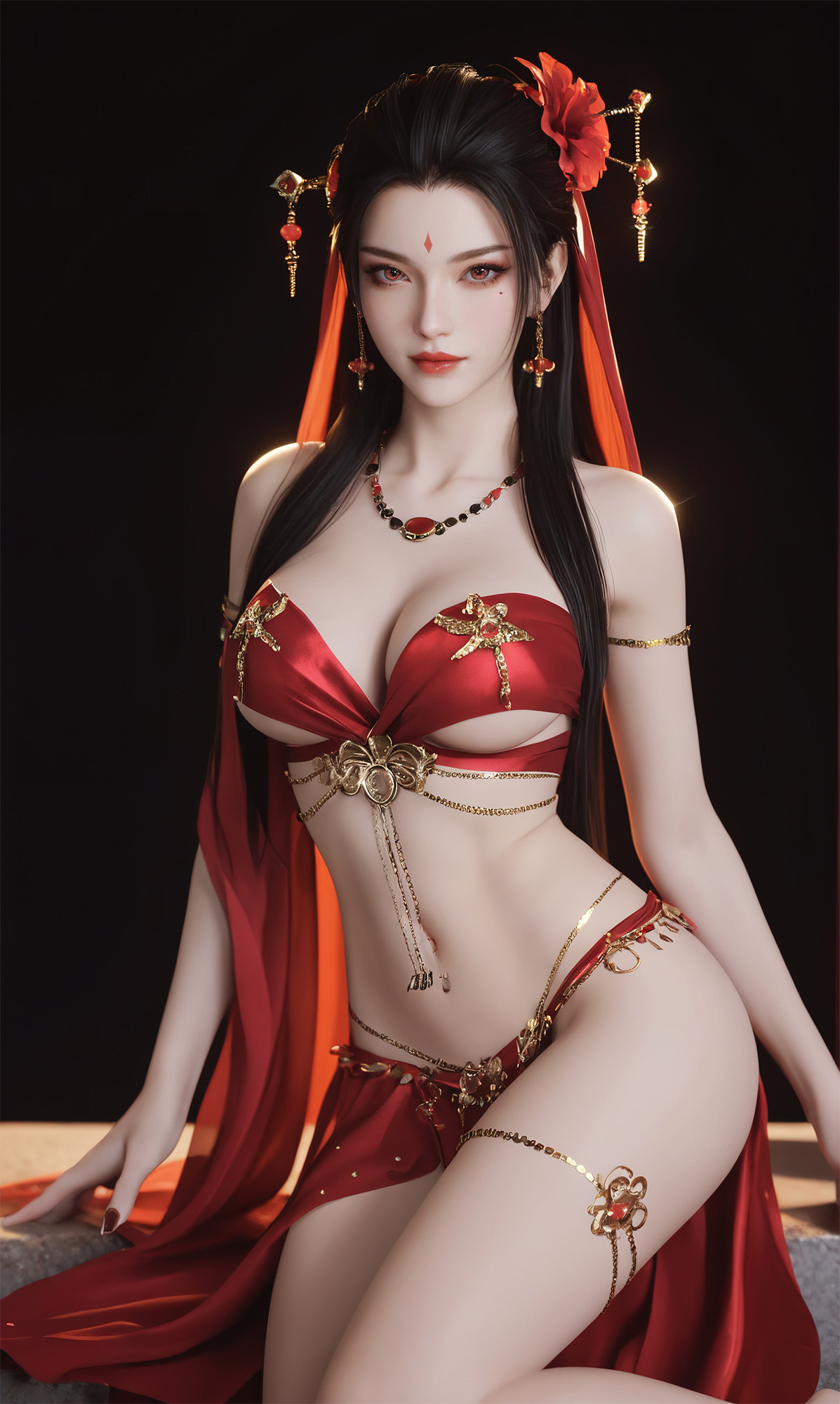 AI Generated Bloody Spell - PriestessXiuren秀人写真高清美女套图写真下载-看套图看套图