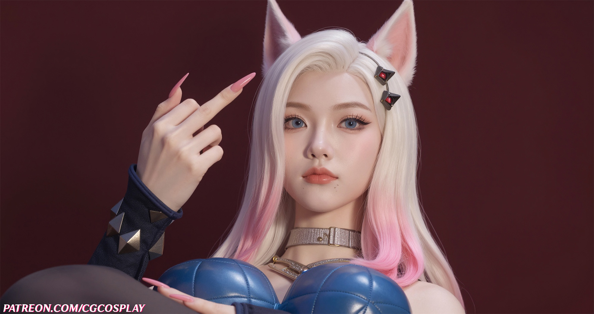 K/DA Ahri - League Of Legends 🎤🦊🌌Xiuren秀人写真高清美女套图写真下载-看套图看套图