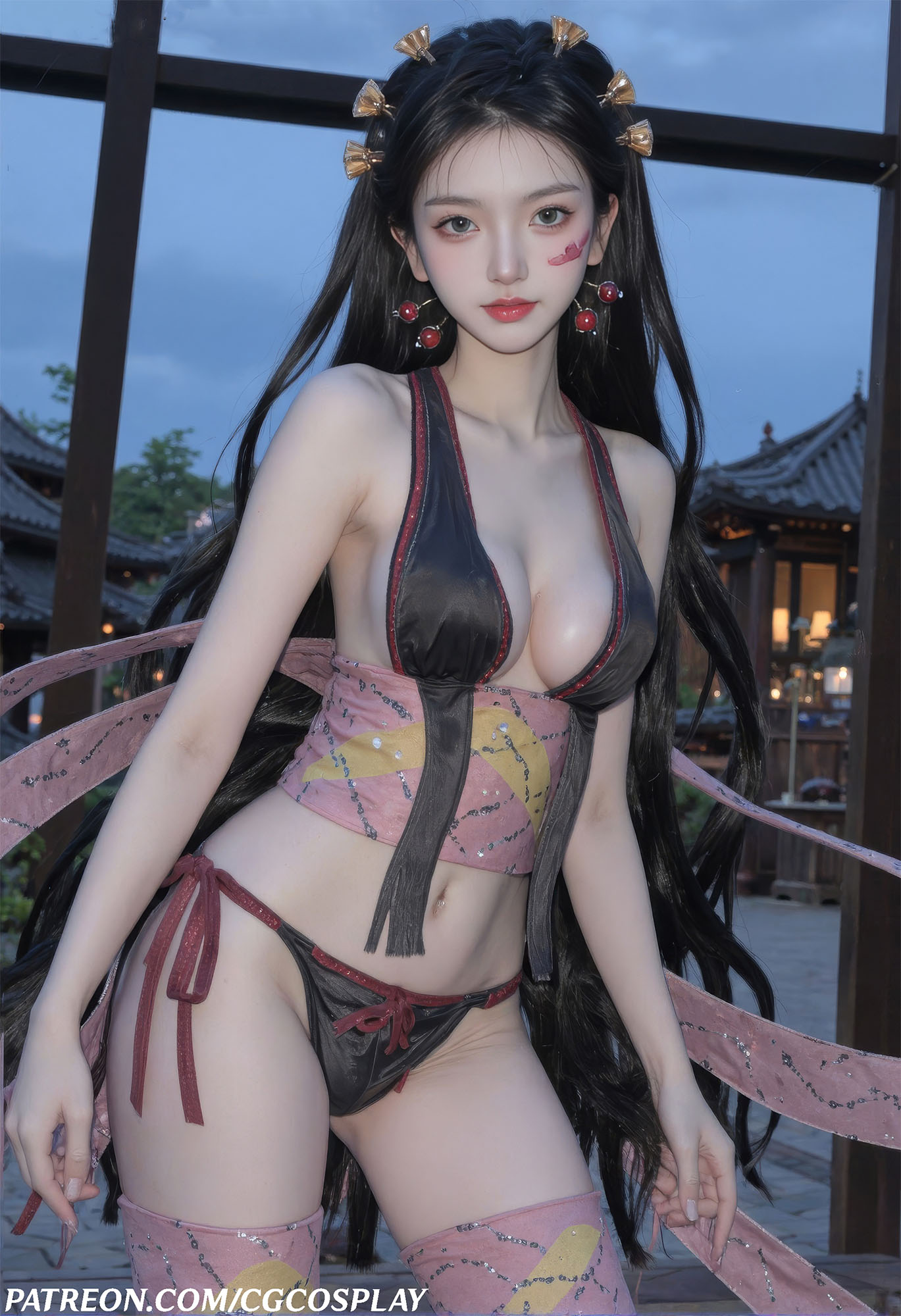 Daki - Kimetsu No Yaiba 👹🌸Xiuren秀人写真高清美女套图写真下载-看套图看套图