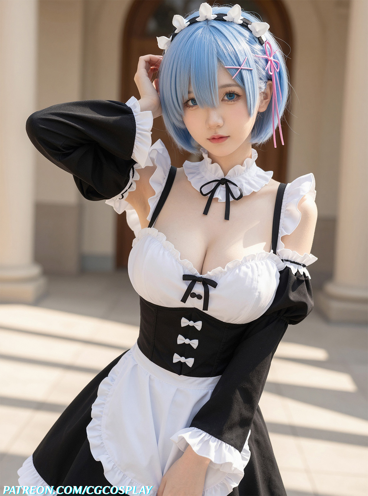 Rem - Re:Zero 💙👗💤Xiuren秀人写真高清美女套图写真下载-看套图看套图