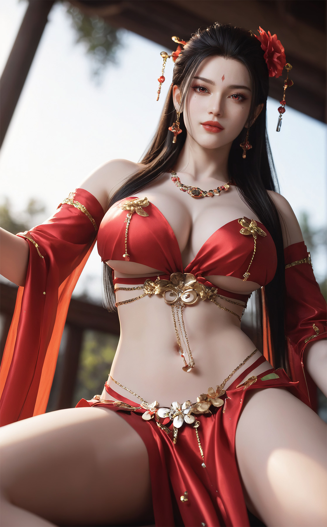 AI Generated Bloody Spell - PriestessXiuren秀人写真高清美女套图写真下载-看套图看套图