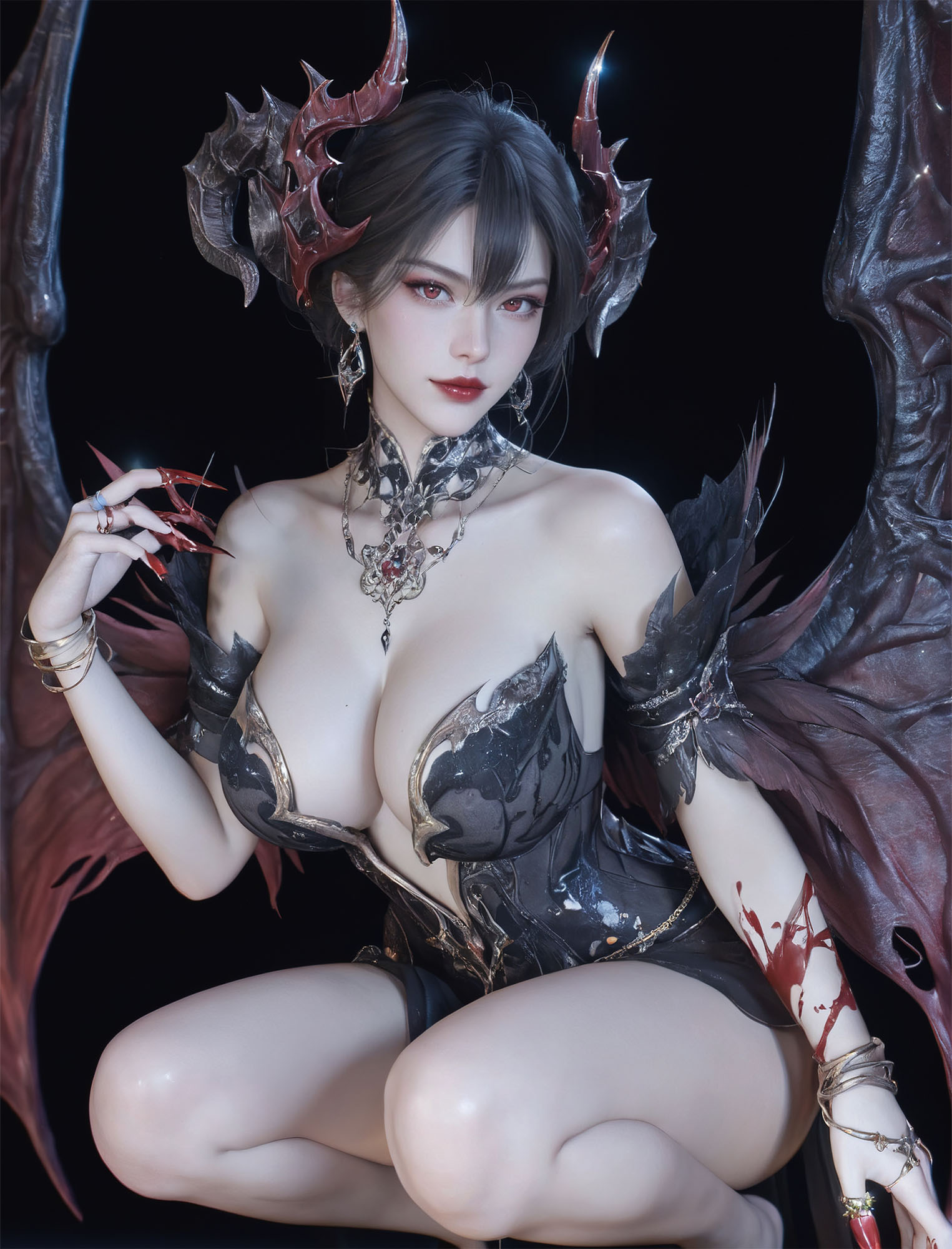 AI Generated Lilith DiabloXiuren秀人写真高清美女套图写真下载-看套图看套图