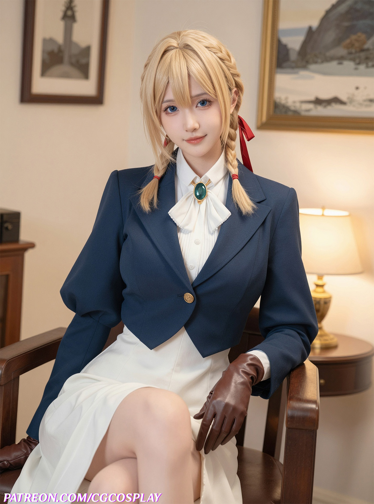 Violet - Violet Evergarden ⋆.˚🪻༘⋆Xiuren秀人写真高清美女套图写真下载-看套图看套图