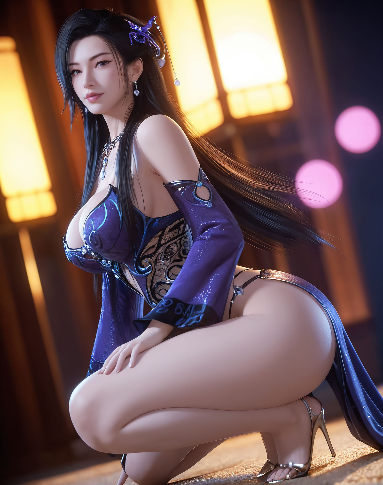 AI Generated Chao Yao Nu - Nine Songs Of The Sky Part 2Xiuren秀人写真高清美女套图写真下载-看套图看套图