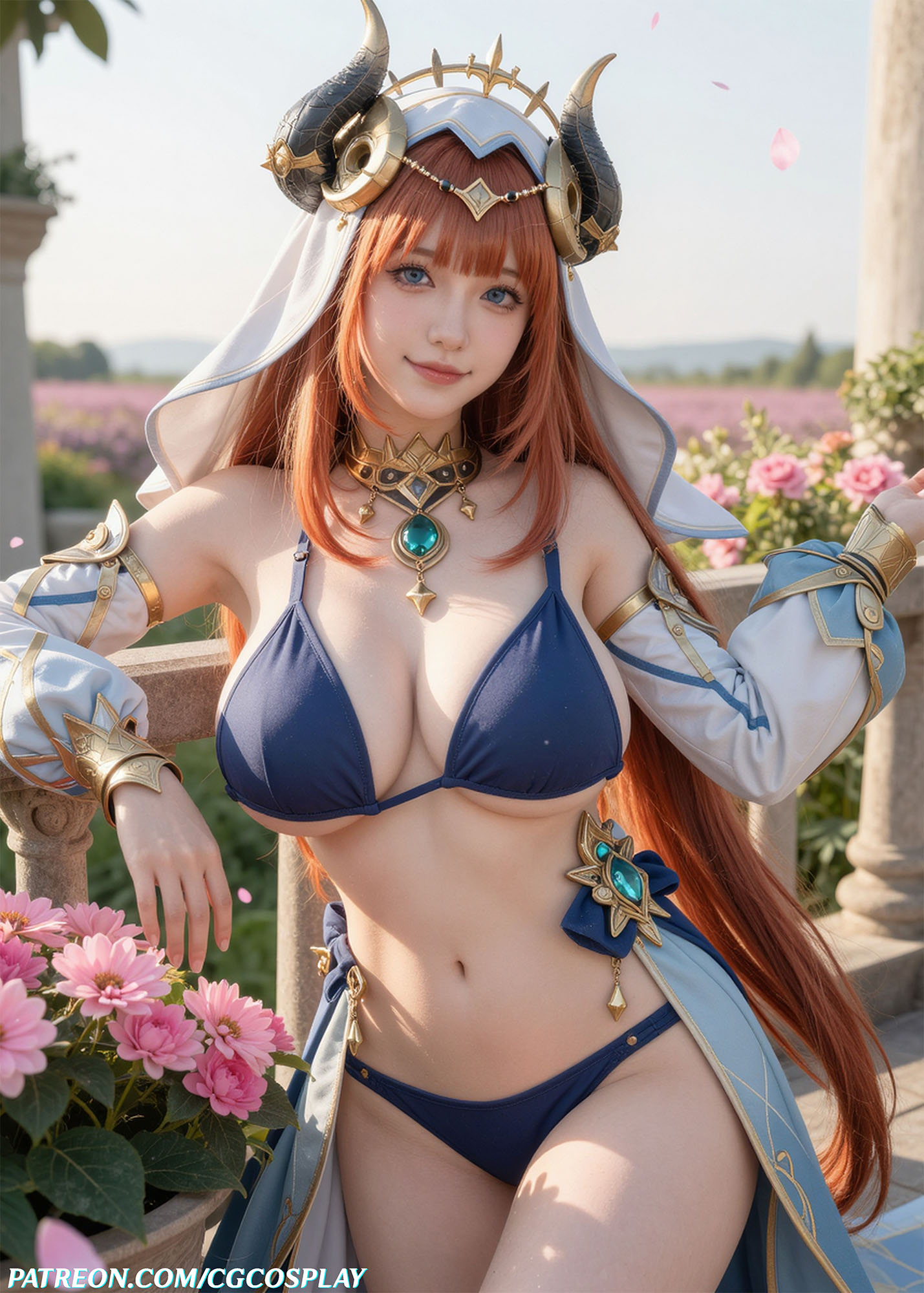 Nilou - Genshin Impact 🐮💧Xiuren秀人写真高清美女套图写真下载-看套图看套图