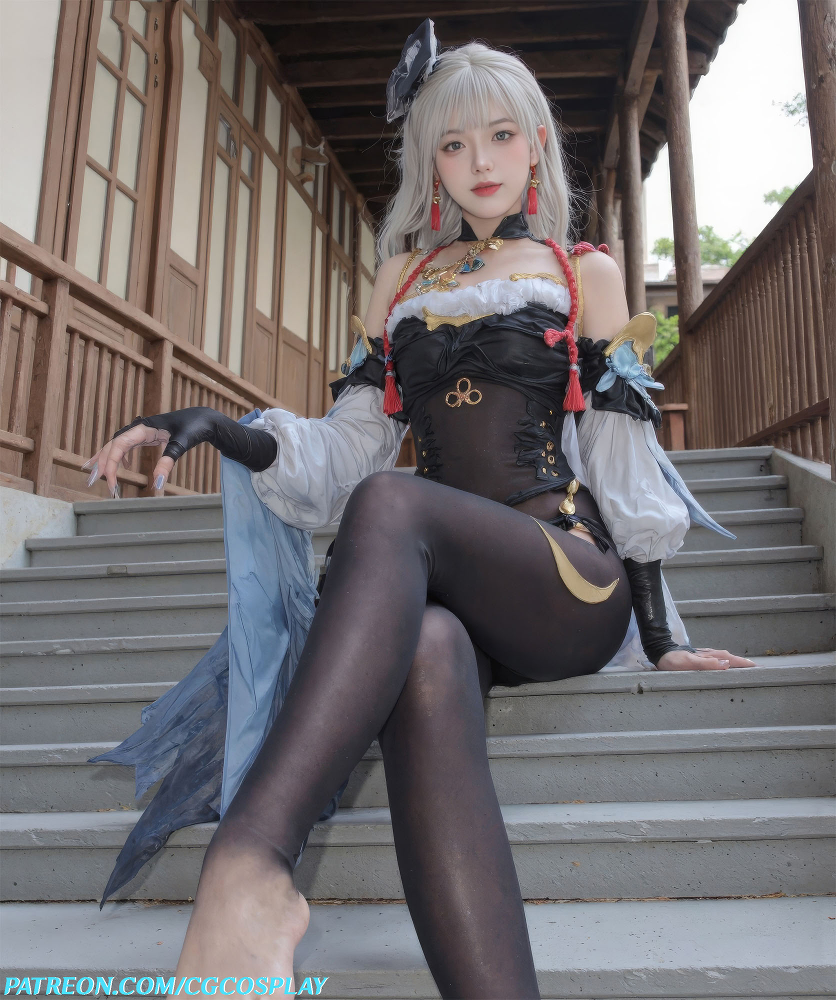 Shenhe - Genshin Impact ☯🤍Xiuren秀人写真高清美女套图写真下载-看套图看套图
