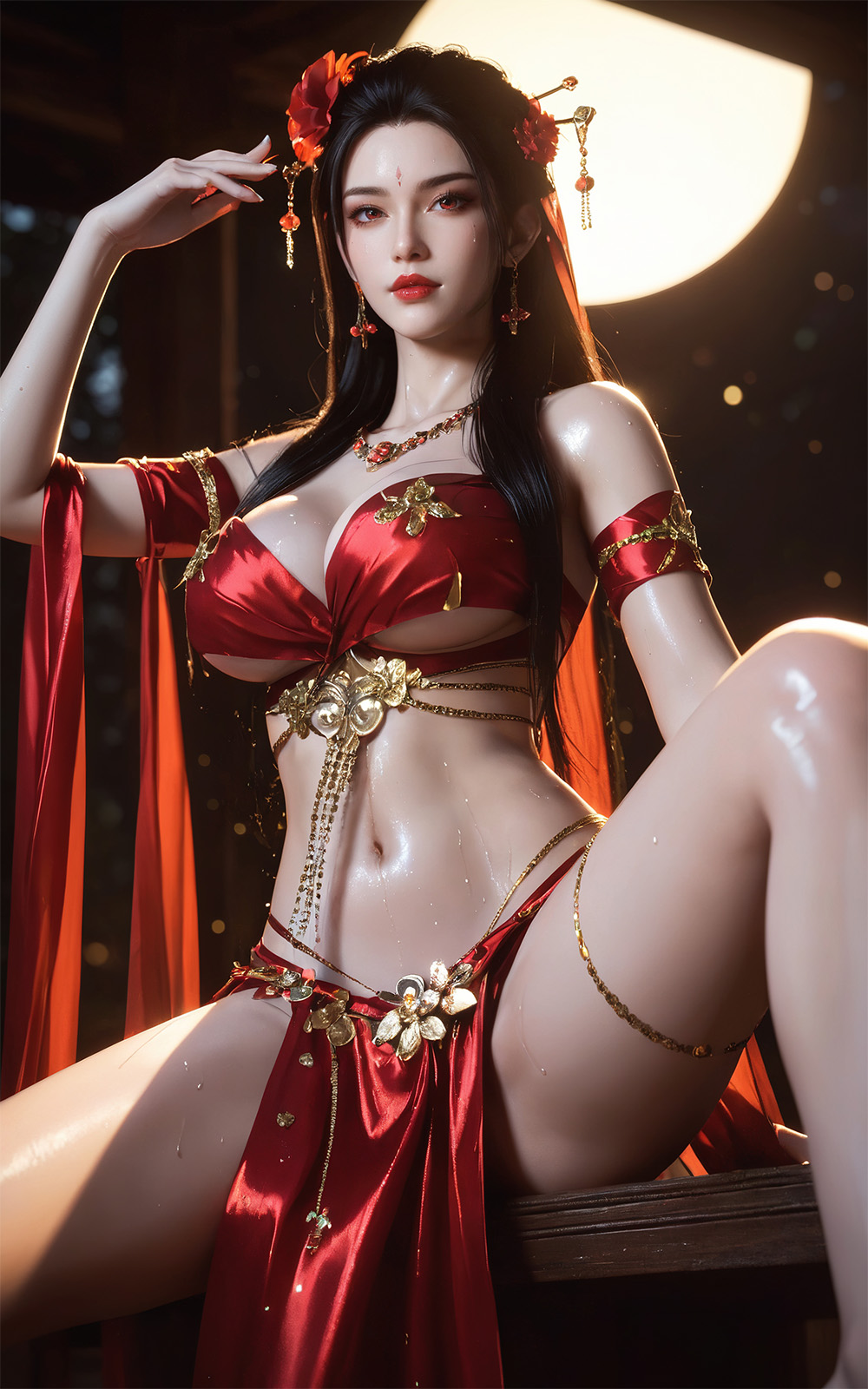 AI Generated Bloody Spell - Priestess Part 2Xiuren秀人写真高清美女套图写真下载-看套图看套图