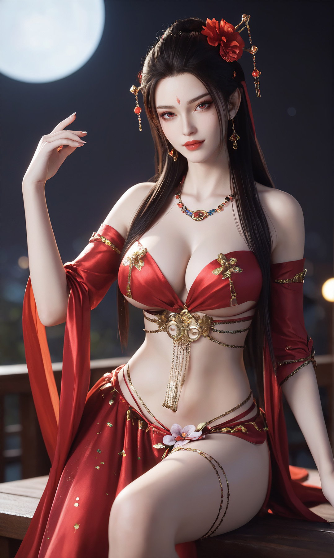 AI Generated Bloody Spell - PriestessXiuren秀人写真高清美女套图写真下载-看套图看套图