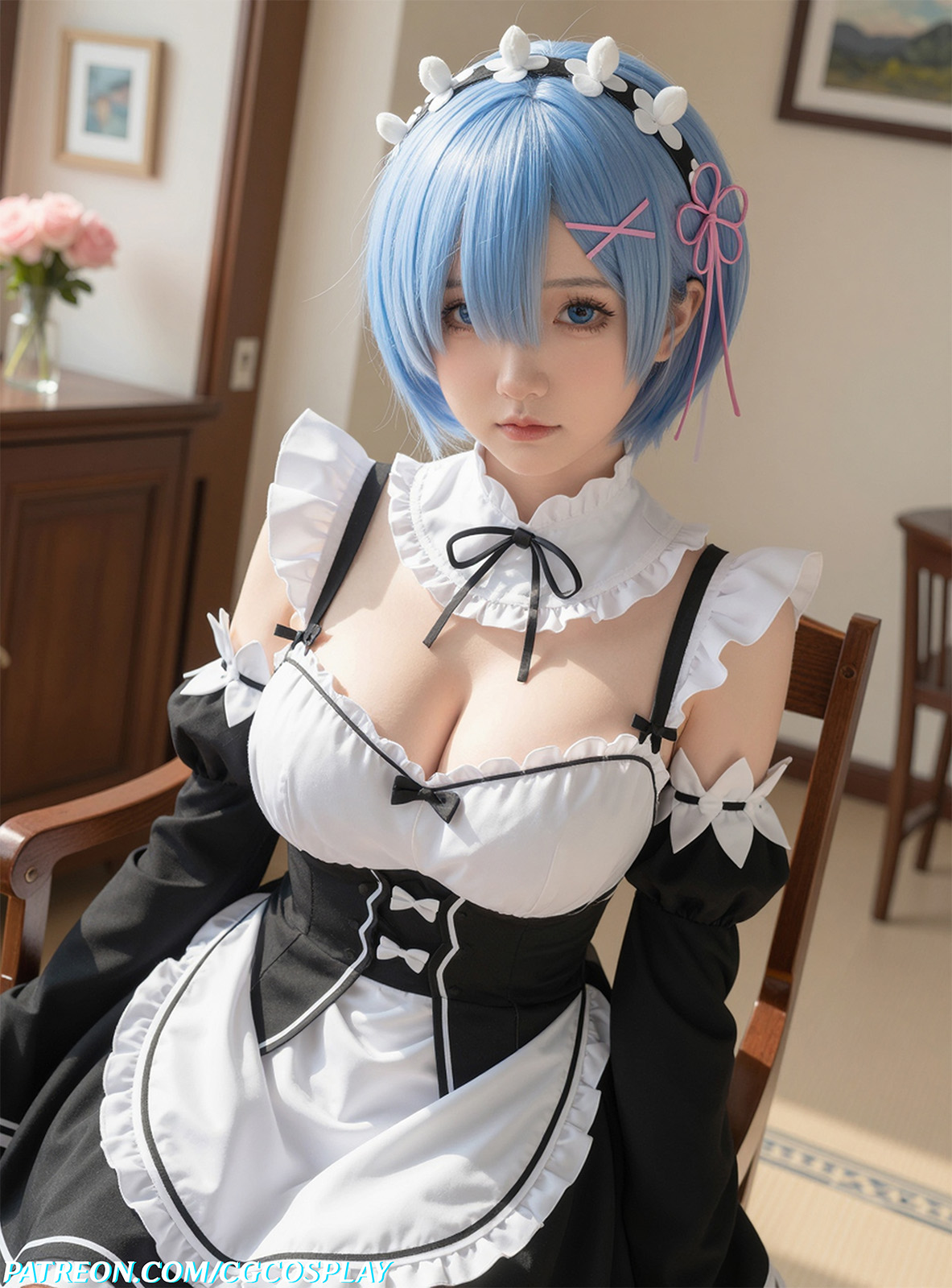 Rem - Re:Zero 💙👗💤Xiuren秀人写真高清美女套图写真下载-看套图看套图