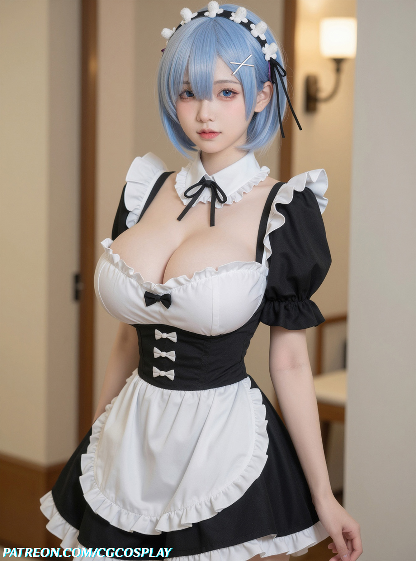 Rem - Re:Zero 💙👗💤Xiuren秀人写真高清美女套图写真下载-看套图看套图