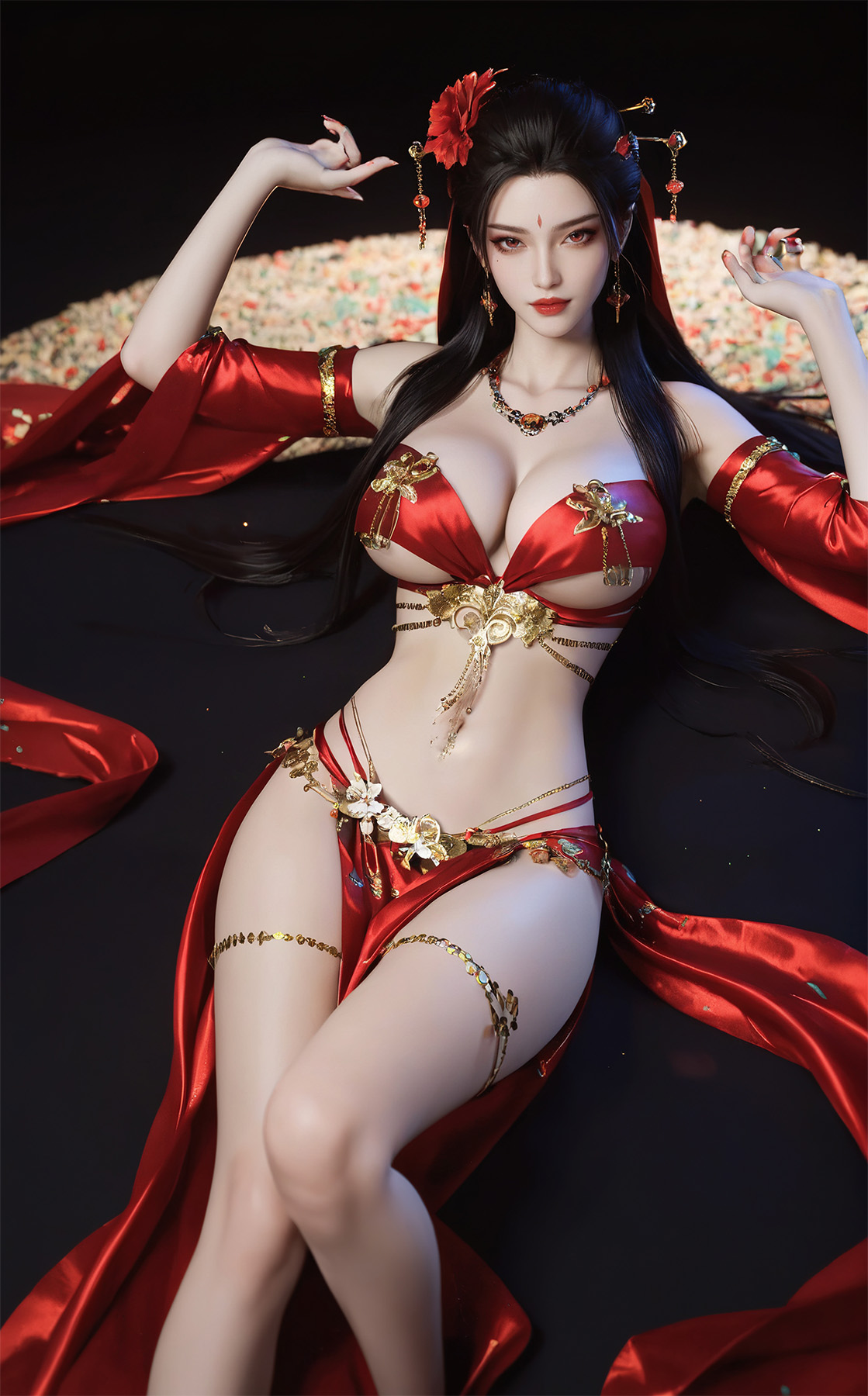 AI Generated Bloody Spell - PriestessXiuren秀人写真高清美女套图写真下载-看套图看套图