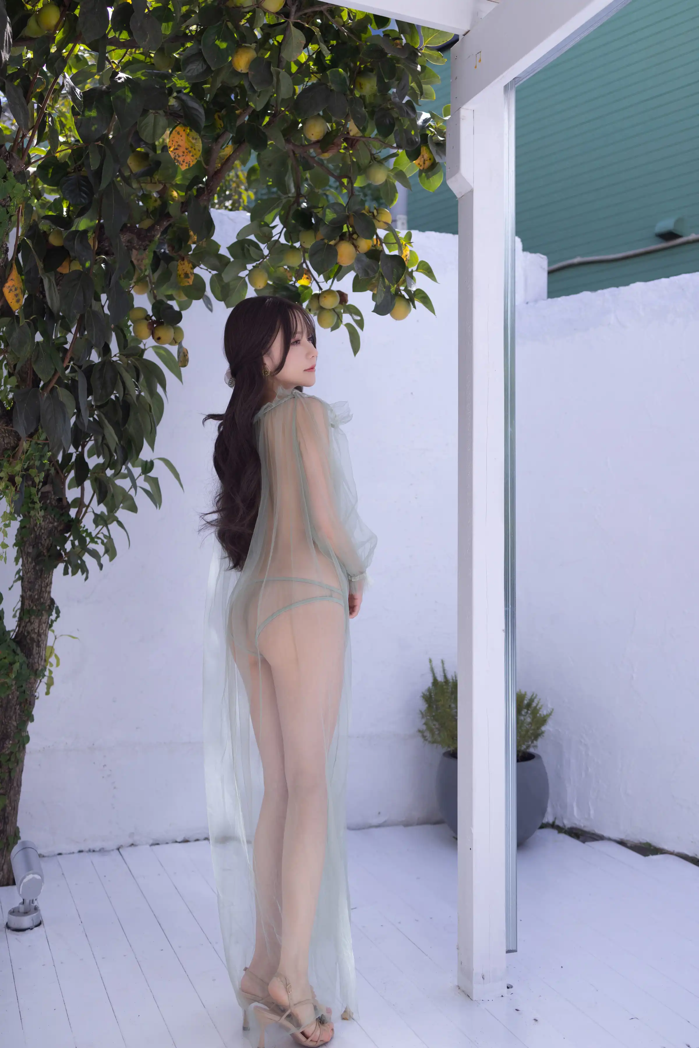 [XiuRen秀人网]FW0230 秀人番外 鱼子酱Fish 《绿色薄纱》 主题写真 [120P]Xiuren秀人写真高清美女套图写真下载-看套图看套图