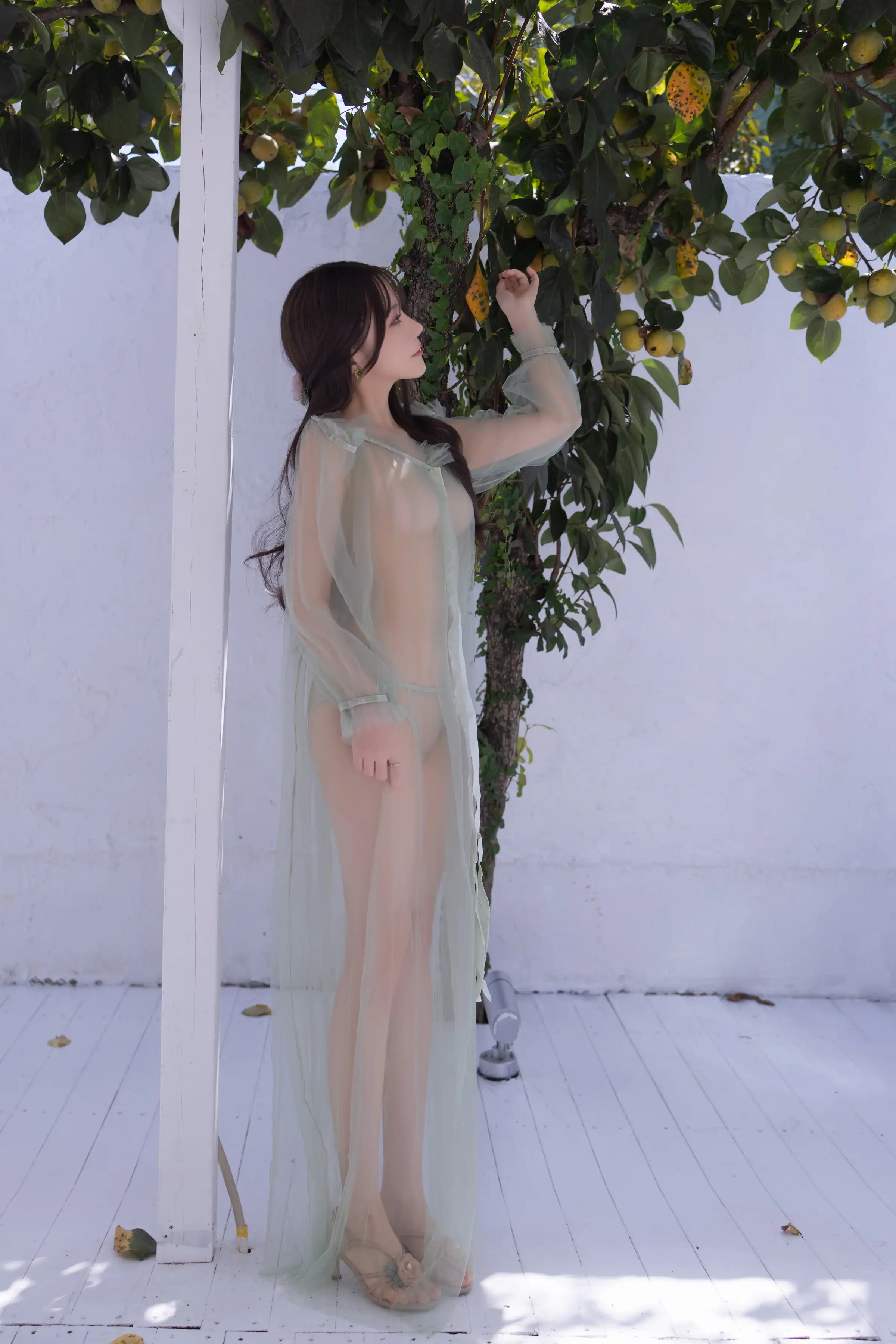 [XiuRen秀人网]FW0230 秀人番外 鱼子酱Fish 《绿色薄纱》 主题写真 [120P]Xiuren秀人写真高清美女套图写真下载-看套图看套图