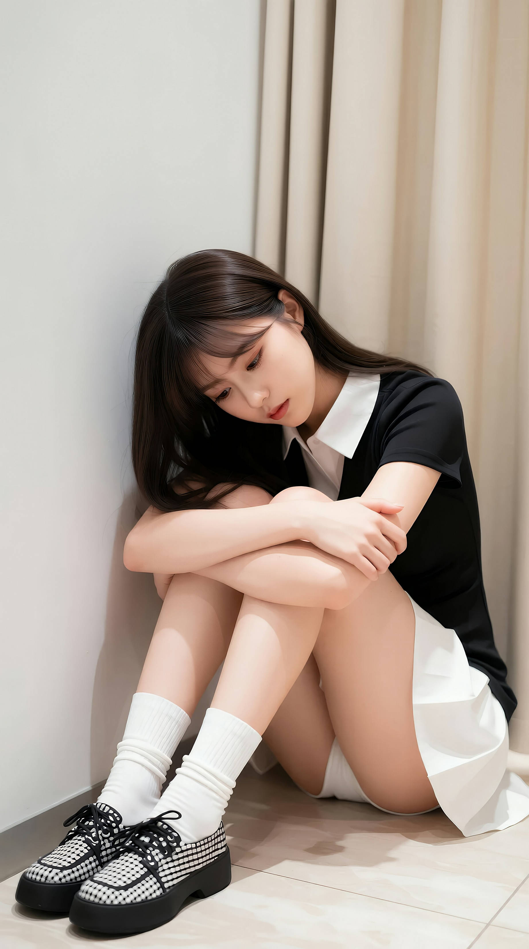 图片[3]-[AiGirl] 夏甜ava 白色短裙 [71P]-看套图
