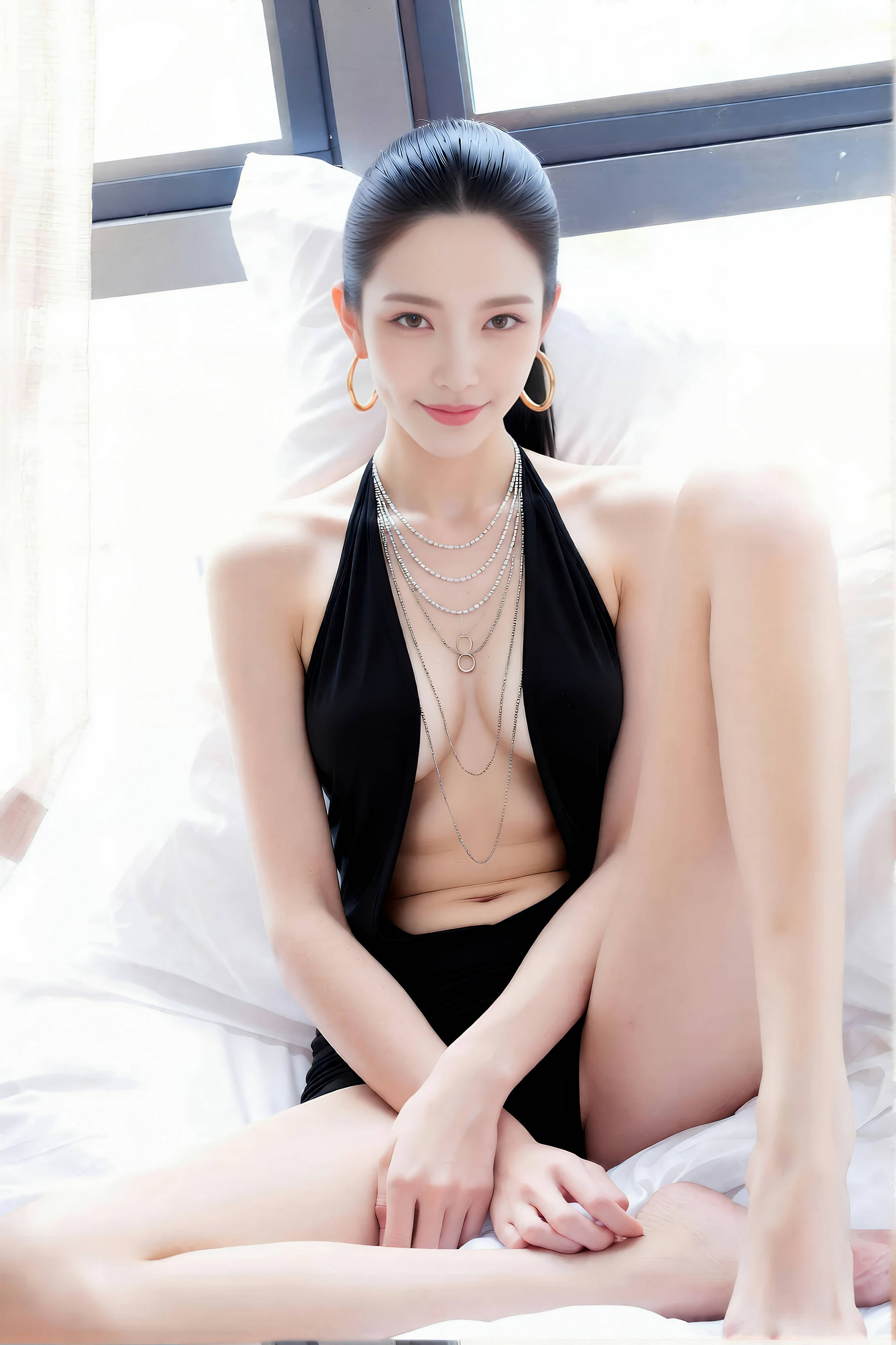 图片[2]-[AiGirl] 乐瑶 deep V-skirt [81P]-看套图