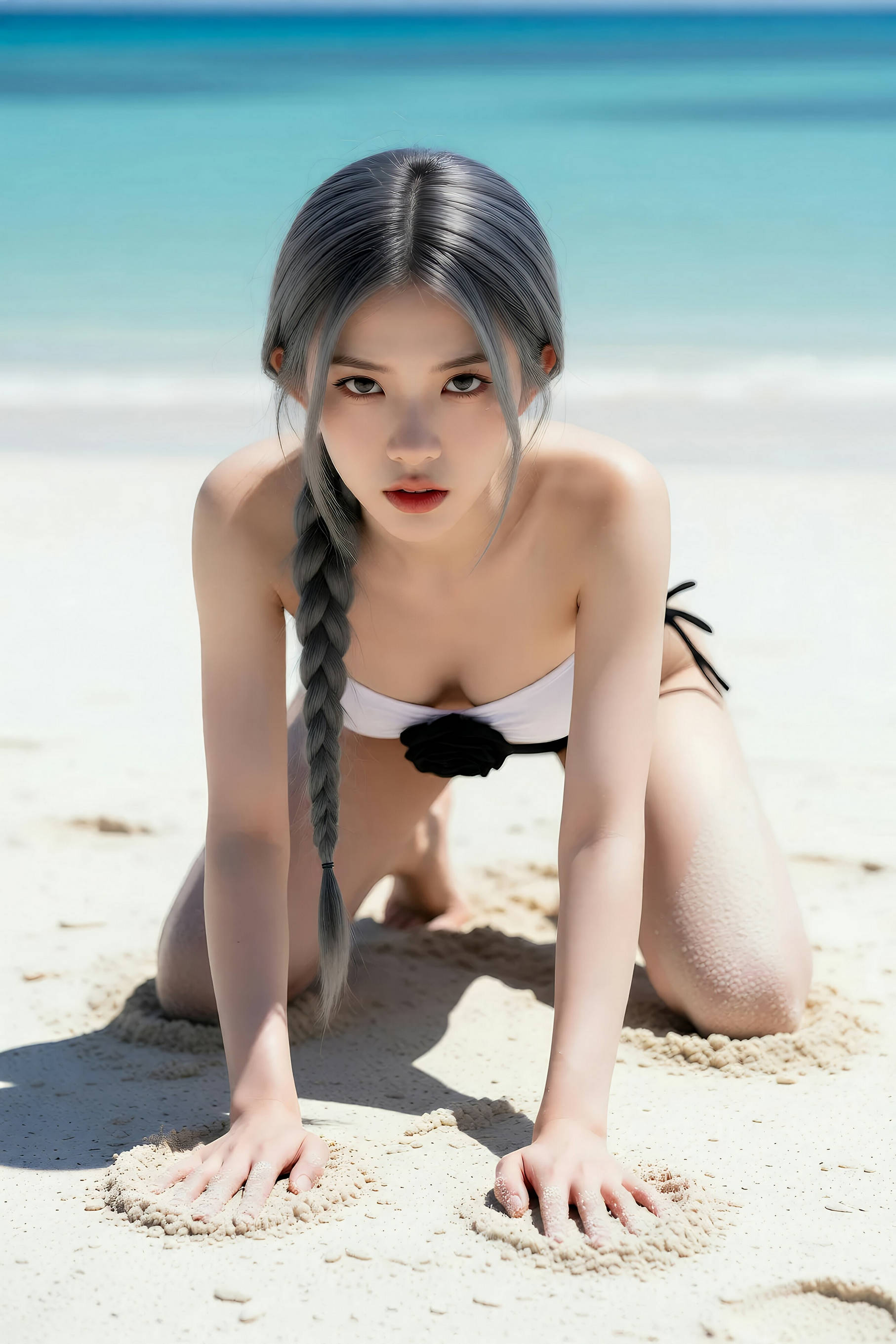 图片[5]-[AiGirl] 熙蕾学姐ruby 海滩 [90P]-看套图