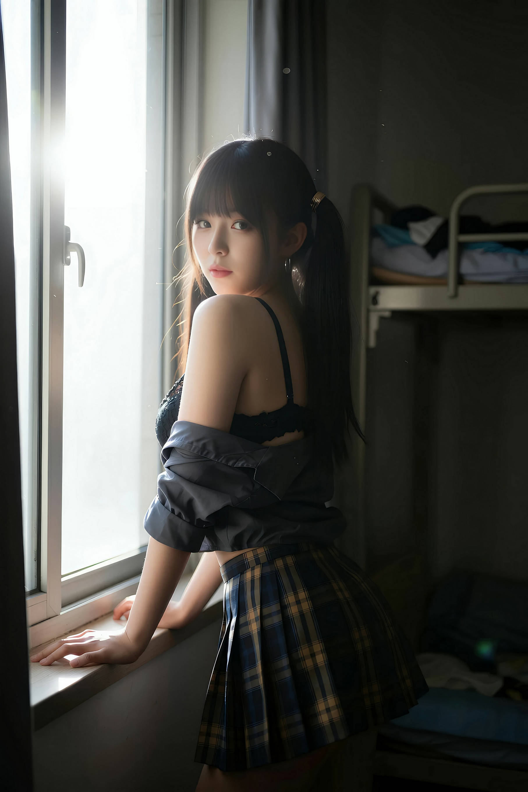 图片[3]-[AiGirl] 柚柚sasa JK [79P]-看套图