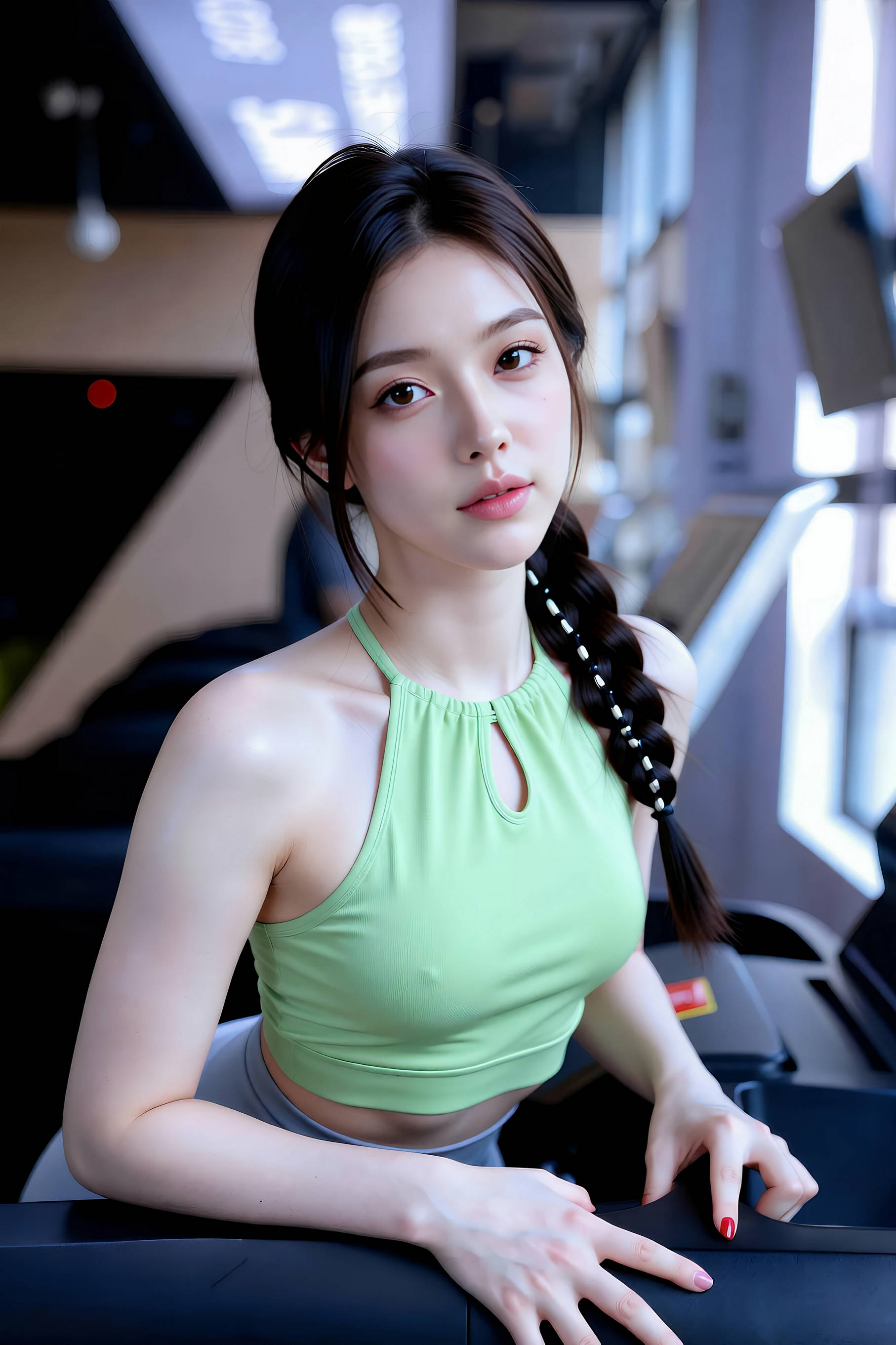 [AiGirl] 熙蕾学姐 瑜伽裤 [79P]-看套图