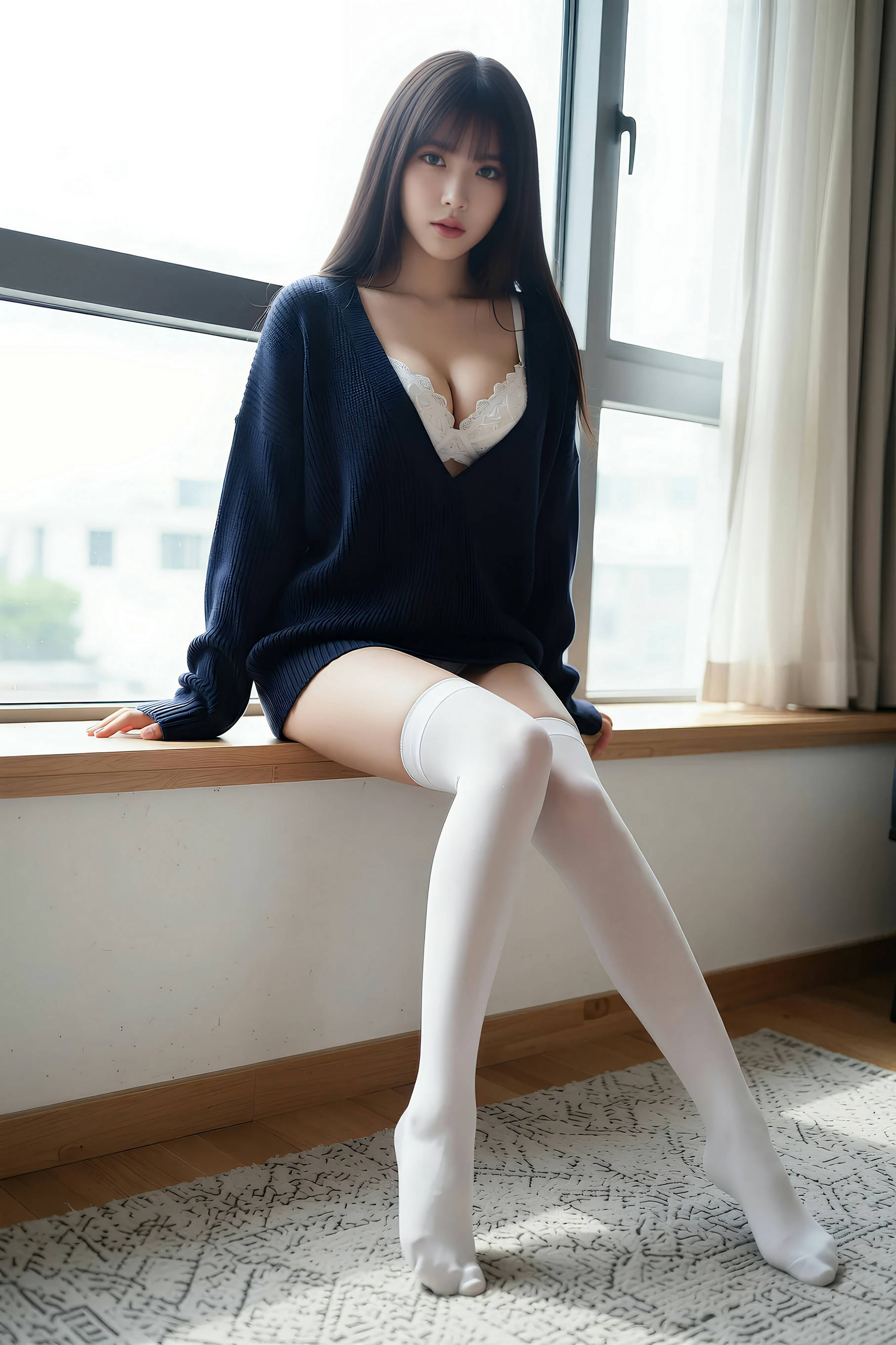 [AiGirl] 茗梓 白丝 [75P]-看套图