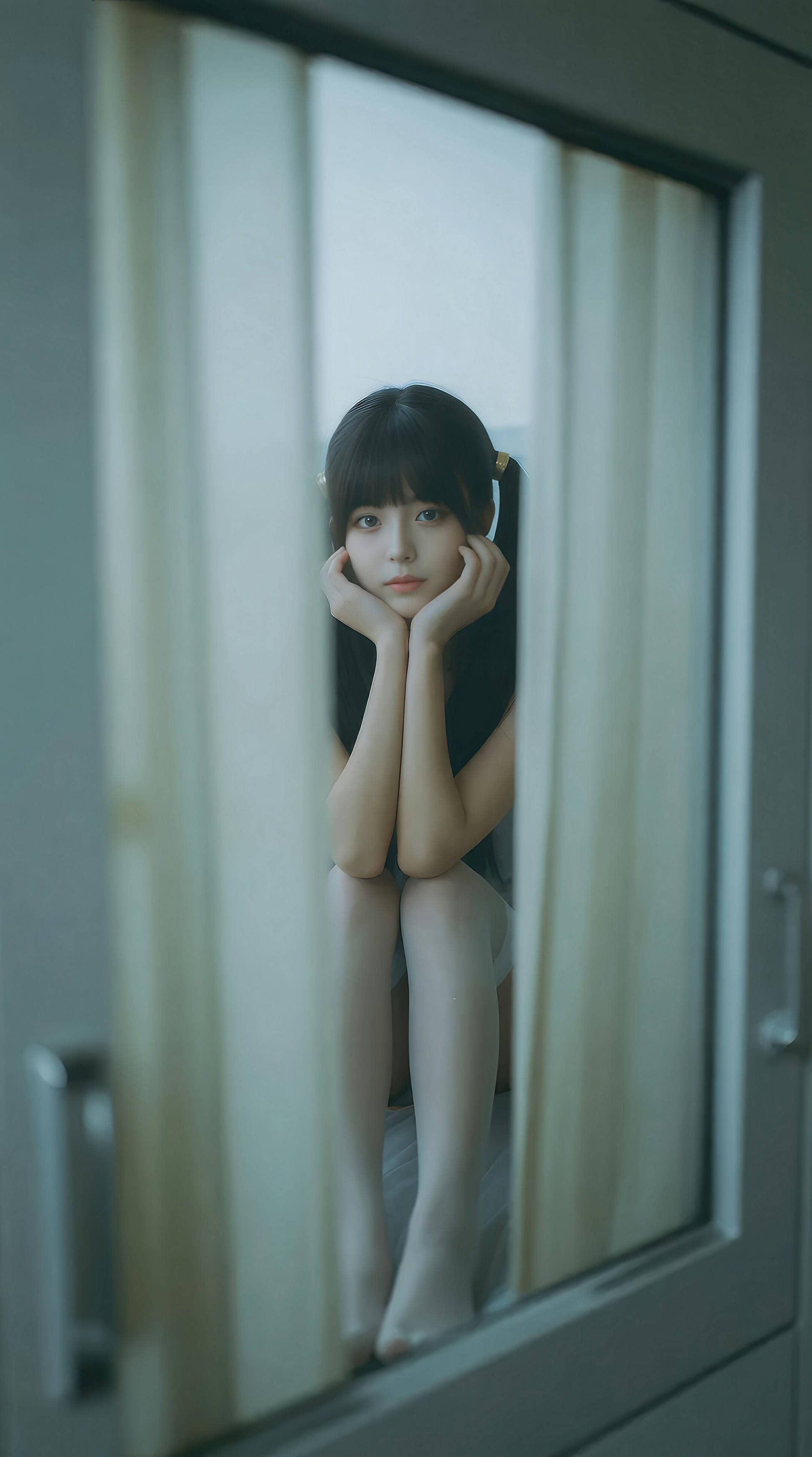 图片[3]-[AiGirl] 柚柚sasa 教室双马尾 [84P]-看套图
