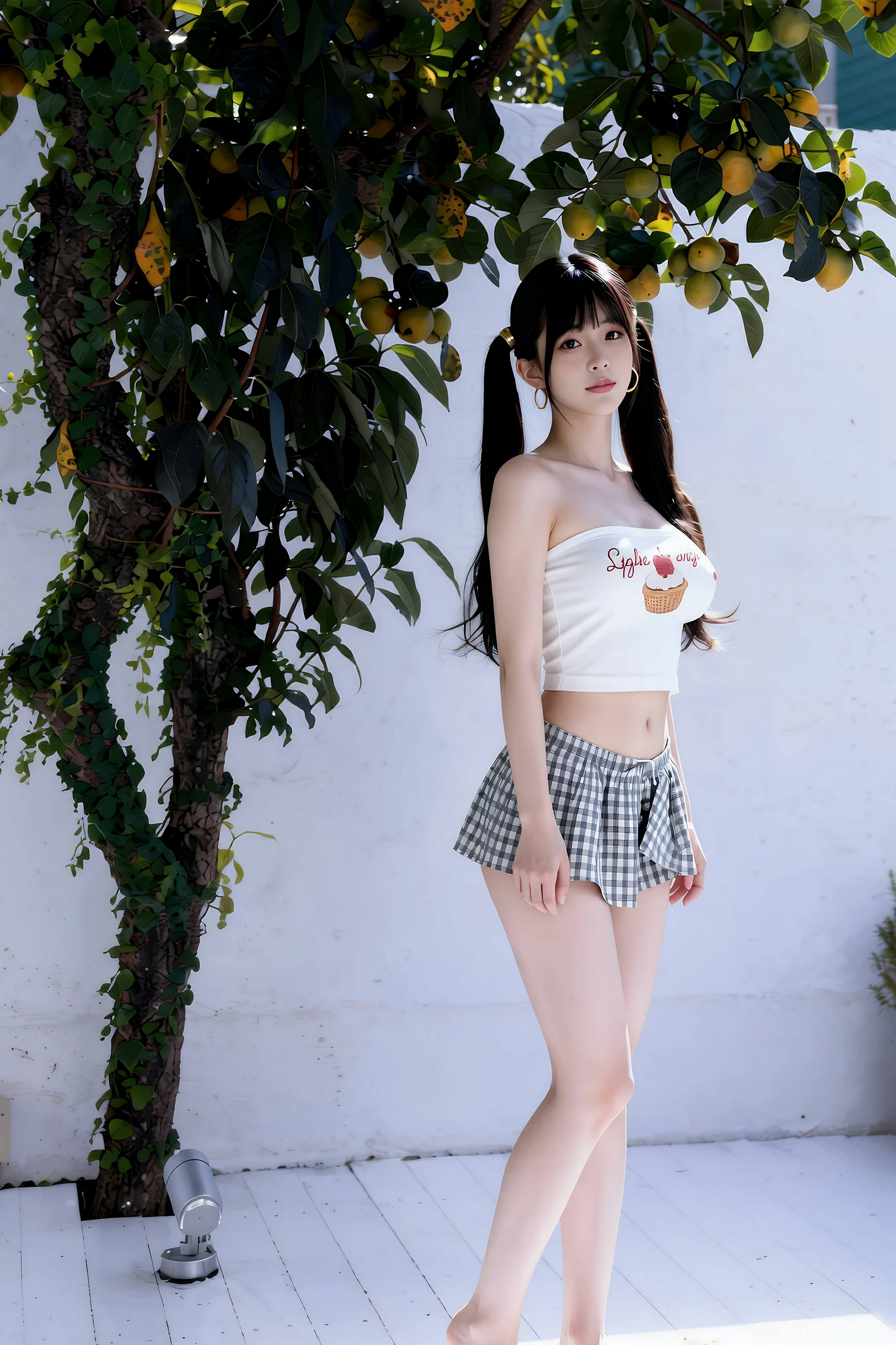 图片[3]-[AiGirl] 柚柚sasa 短裙抹胸 [62P]-看套图