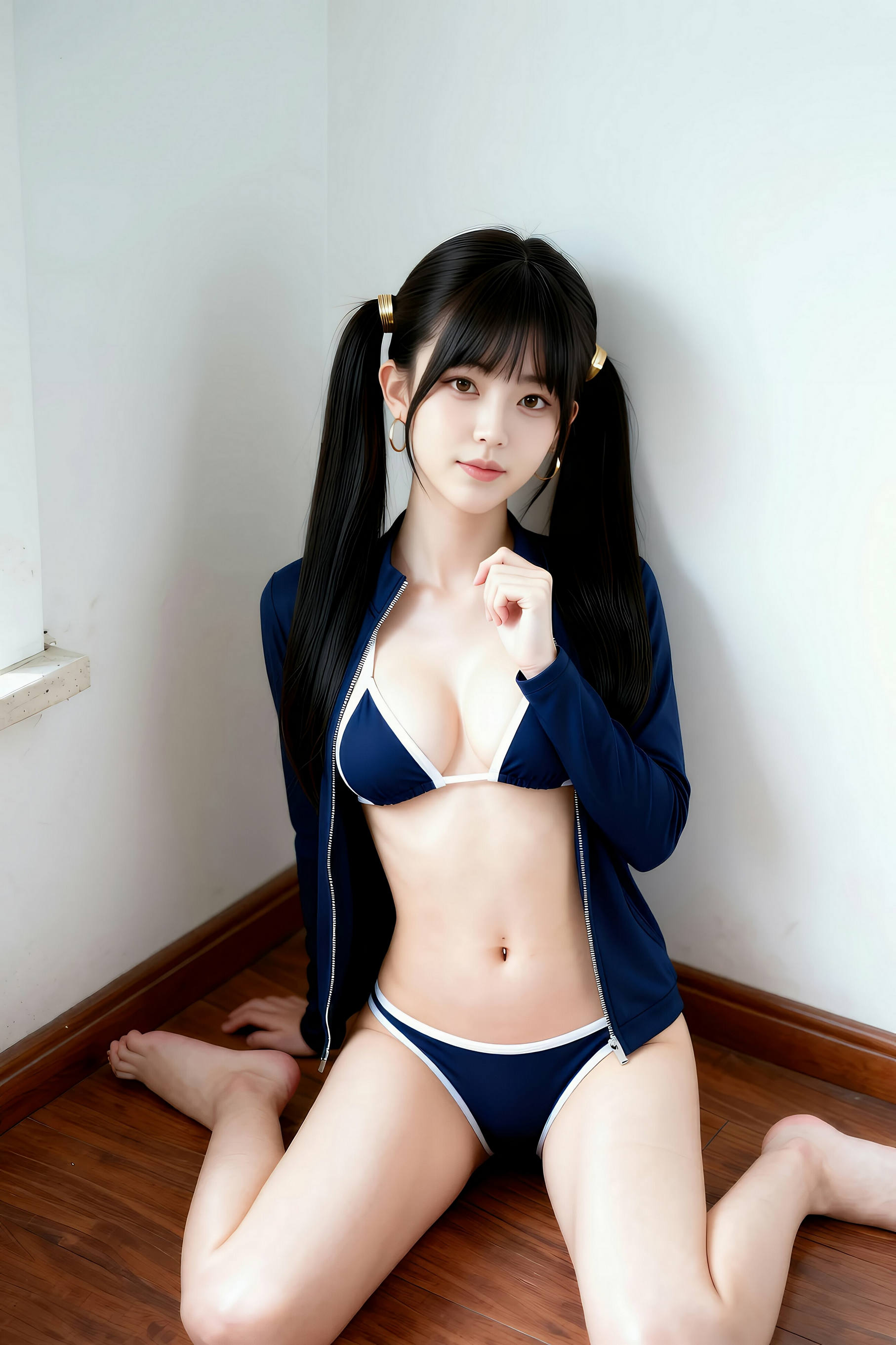 [AiGirl] 柚柚sasa 蓝色比基尼 [68P]-看套图